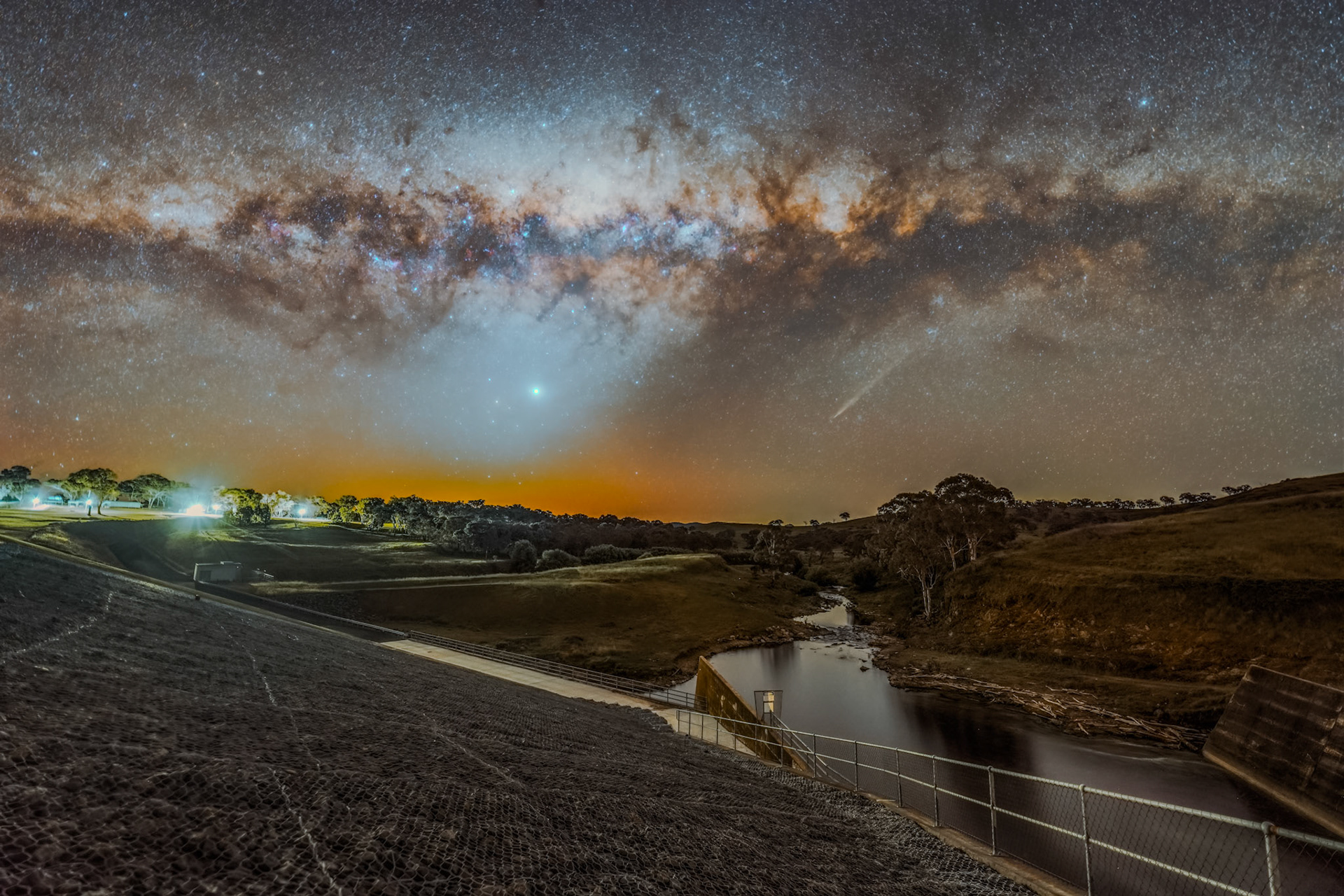 Milky Way from Chifley Dam