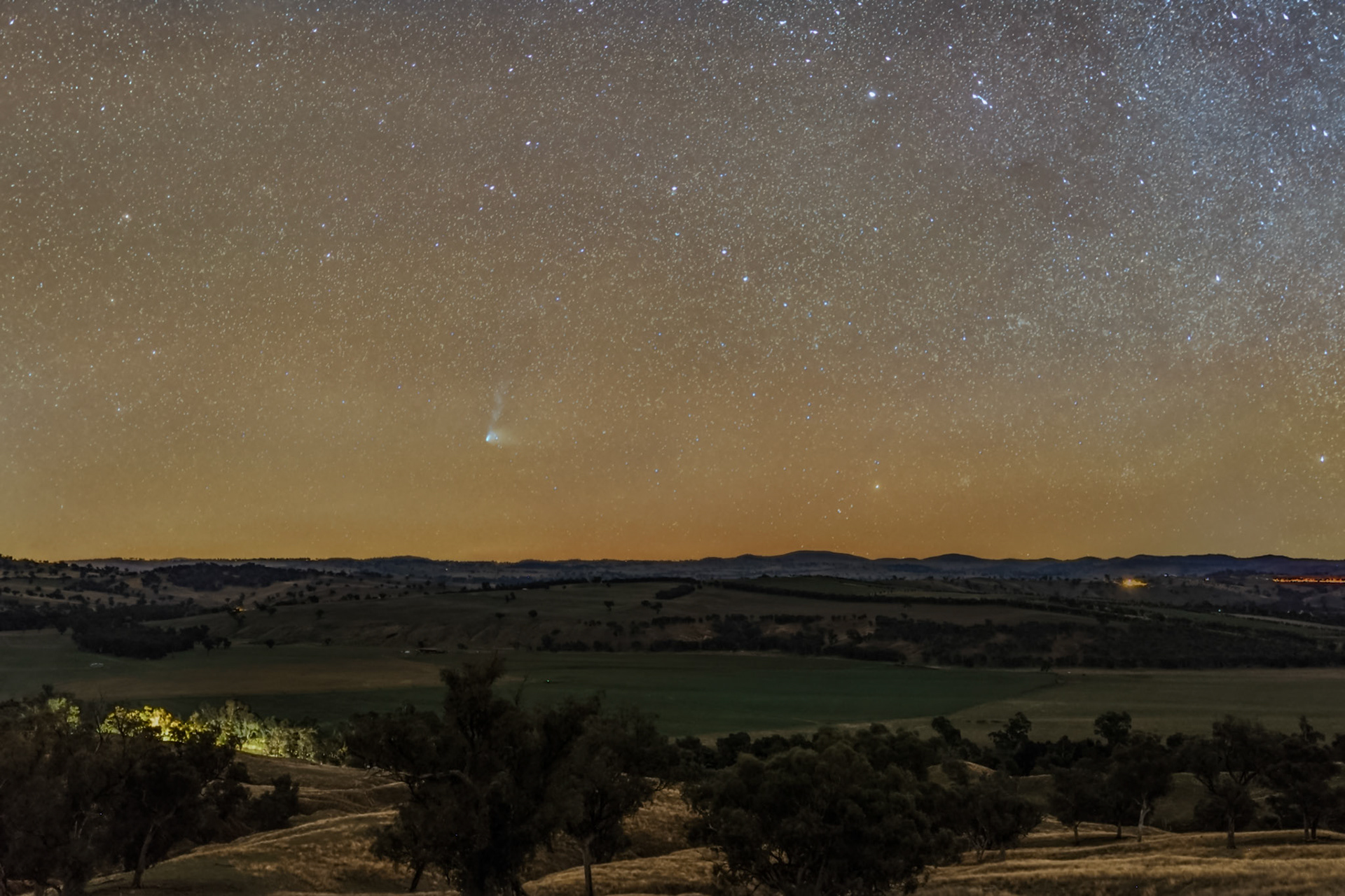 Comet Pons Brooks from Jugiong