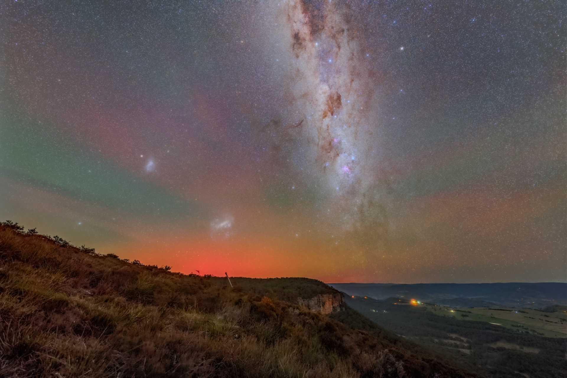 Milky Way and Aurora from Blackheath