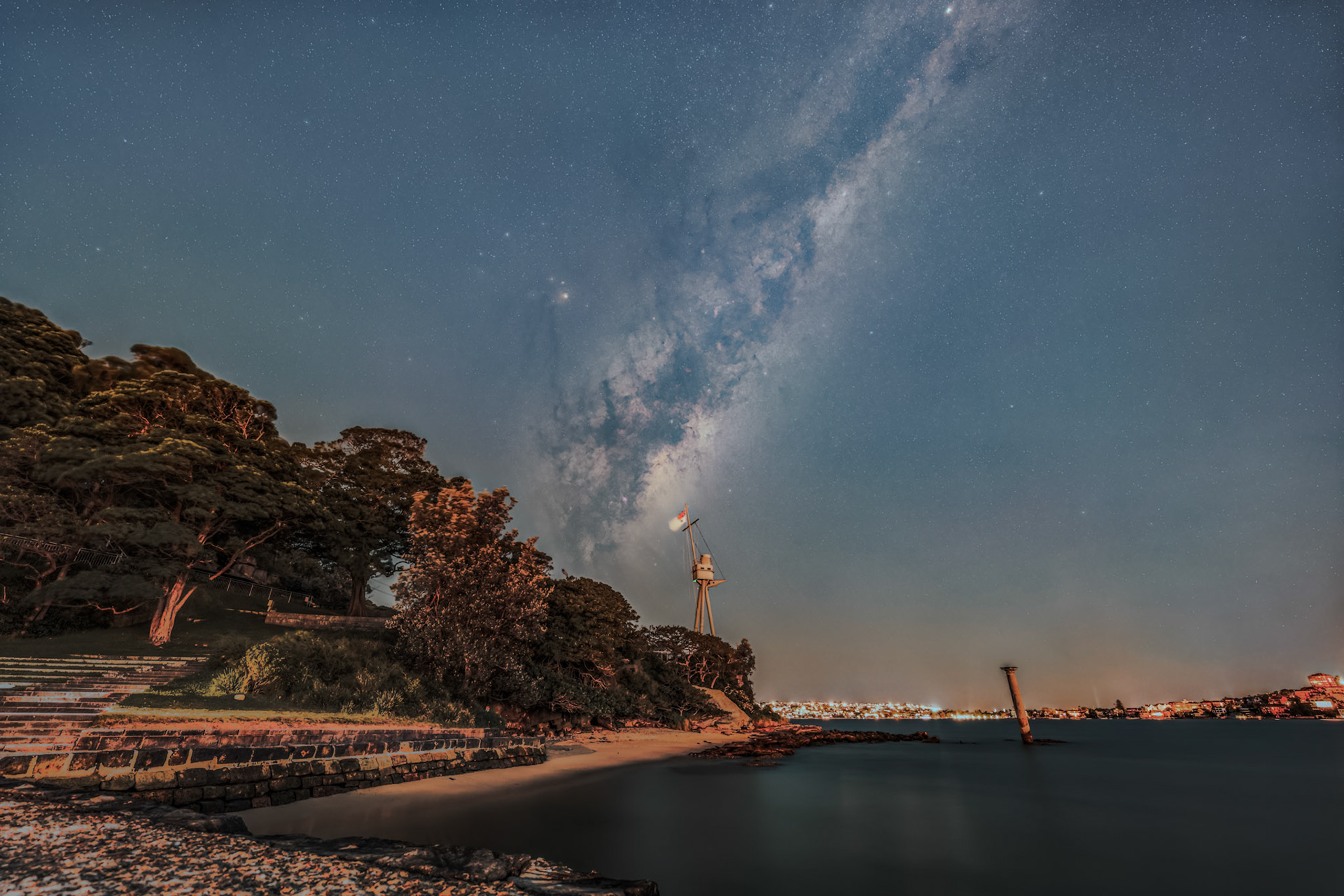 Milky Way over Bradleys Head