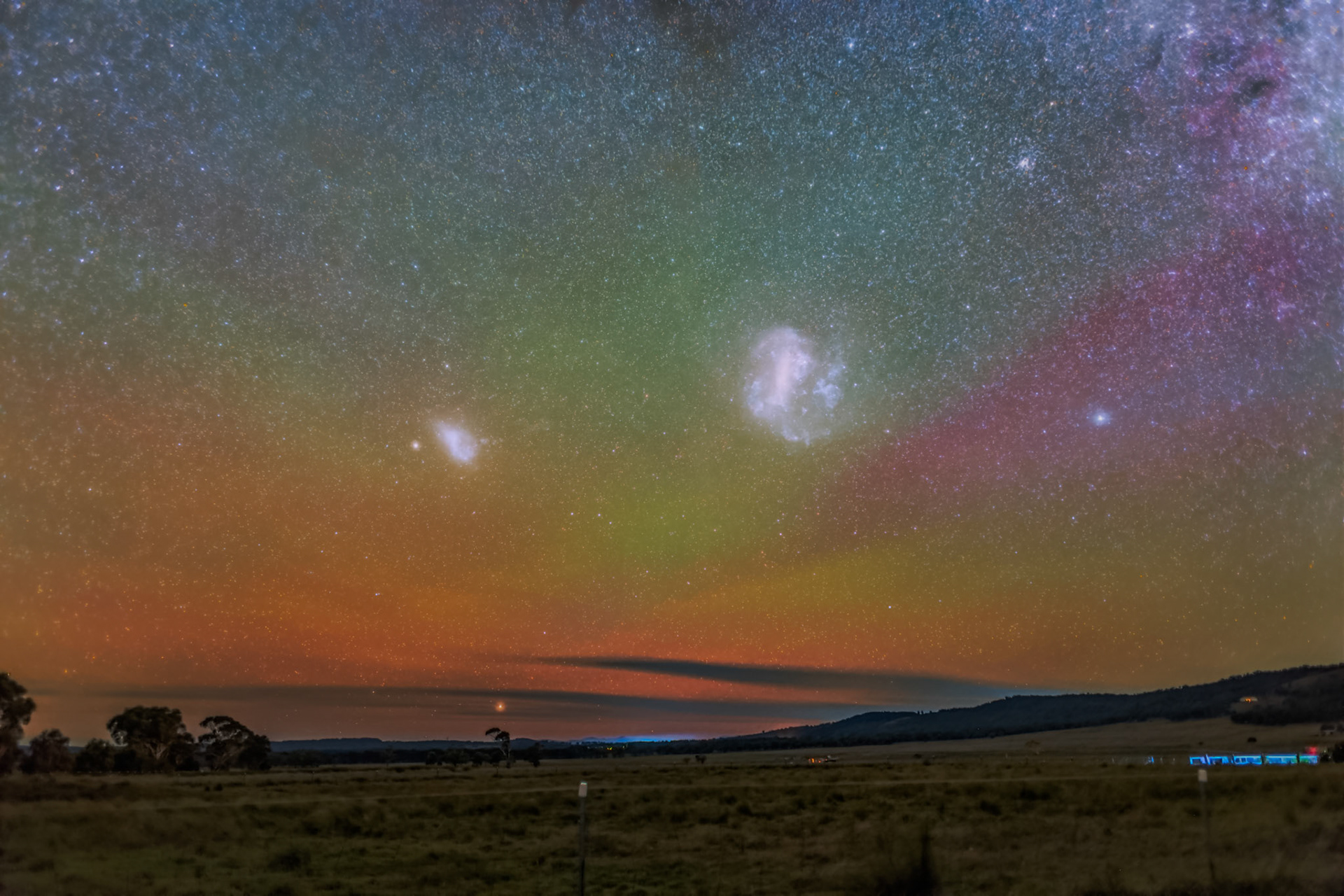 The Magellanic Clouds from Tarago
