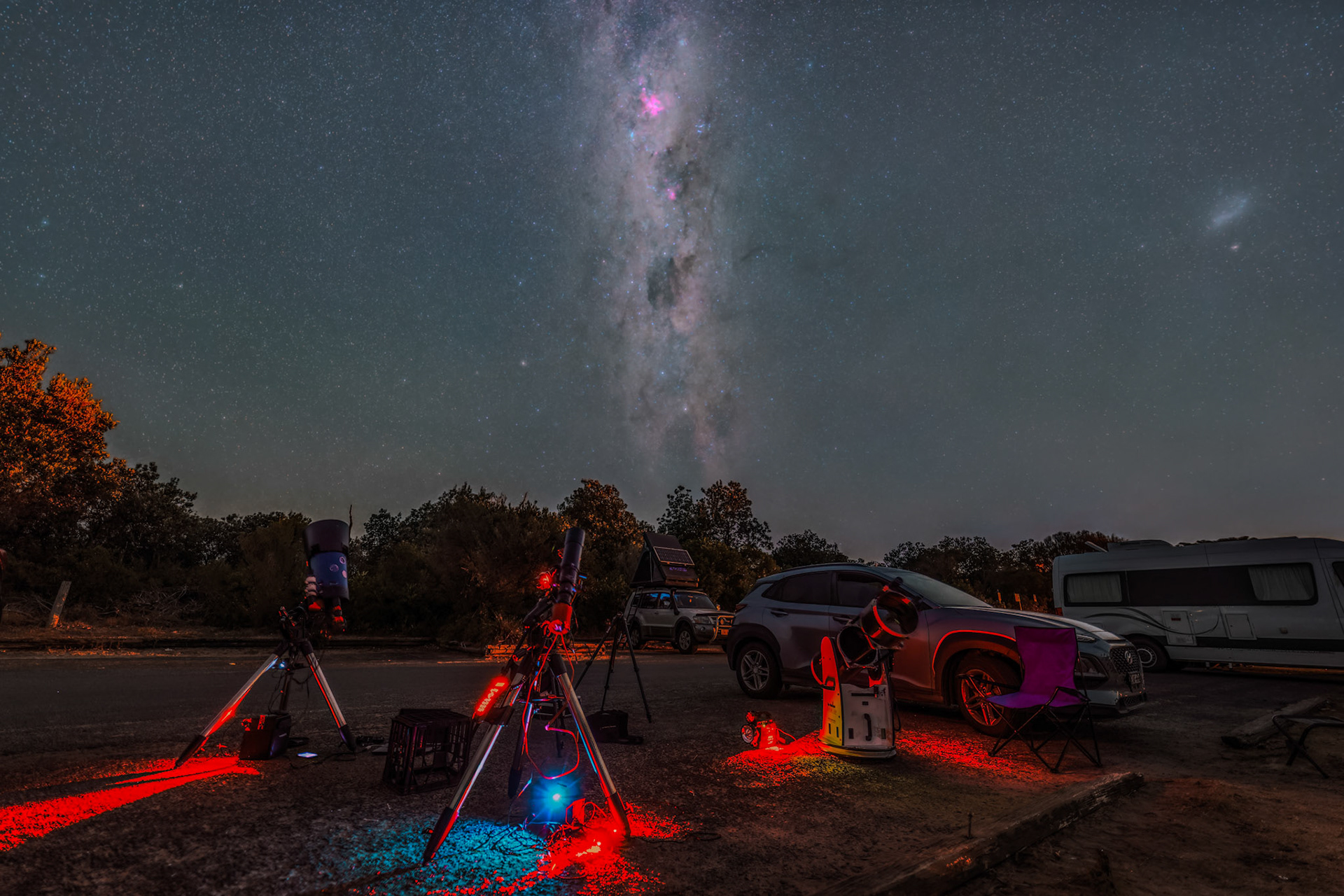 Milky Way over Palm Beach Astro Site