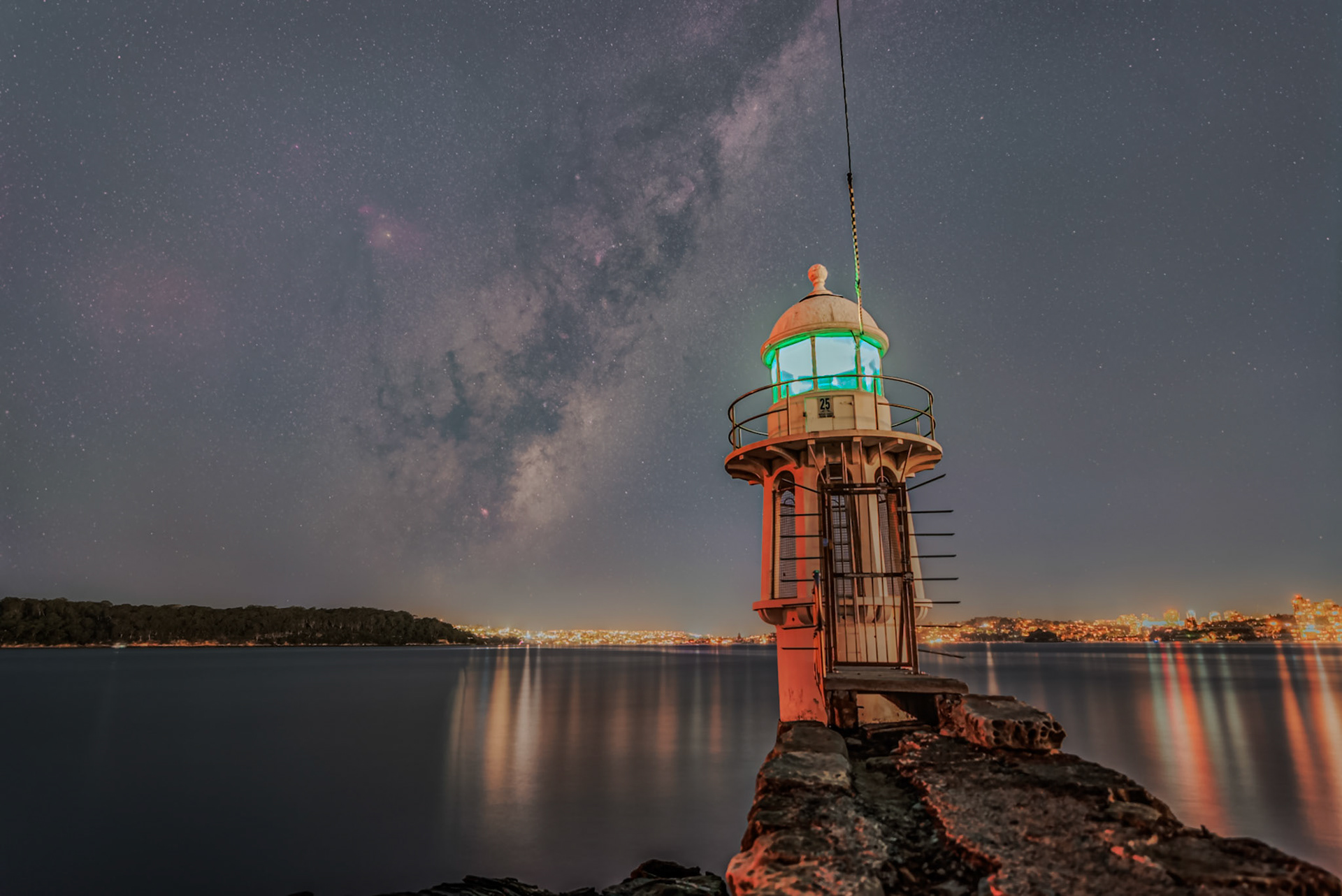 Milky Way over Robertsons Lighthouse