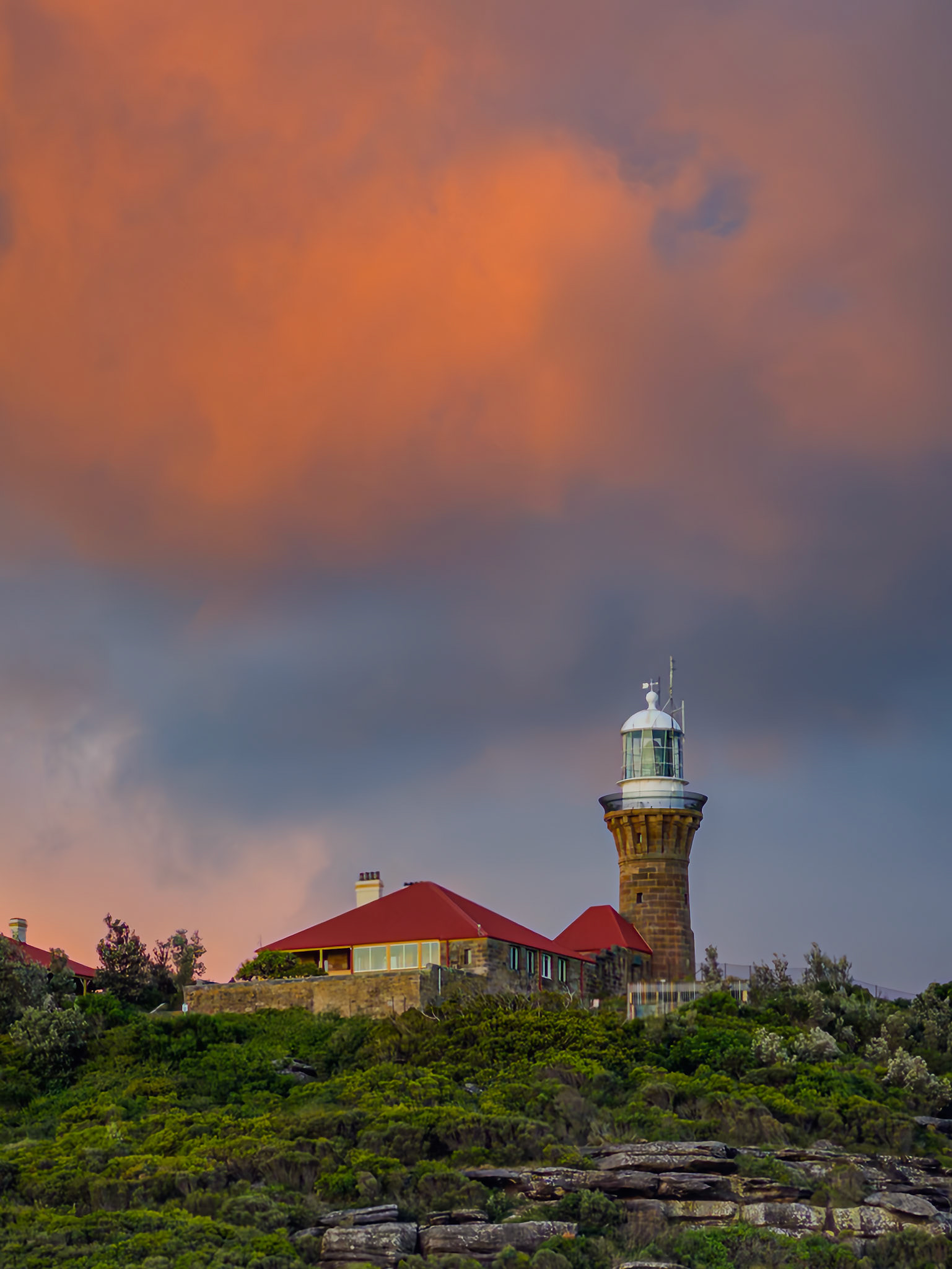 Barrenjoey Lighthouse at Golden Hour