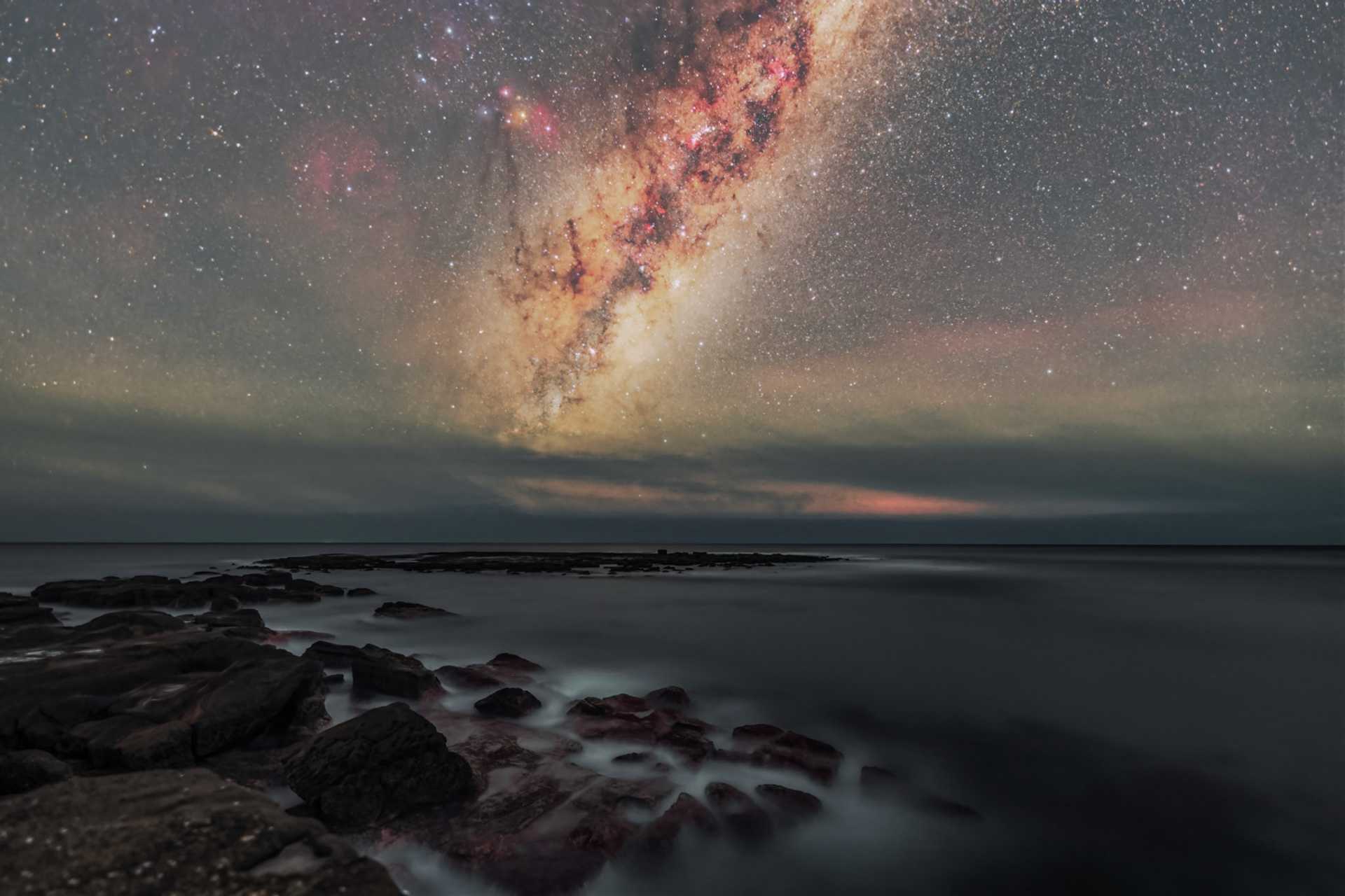 Milky Way rising over Soldiers Point