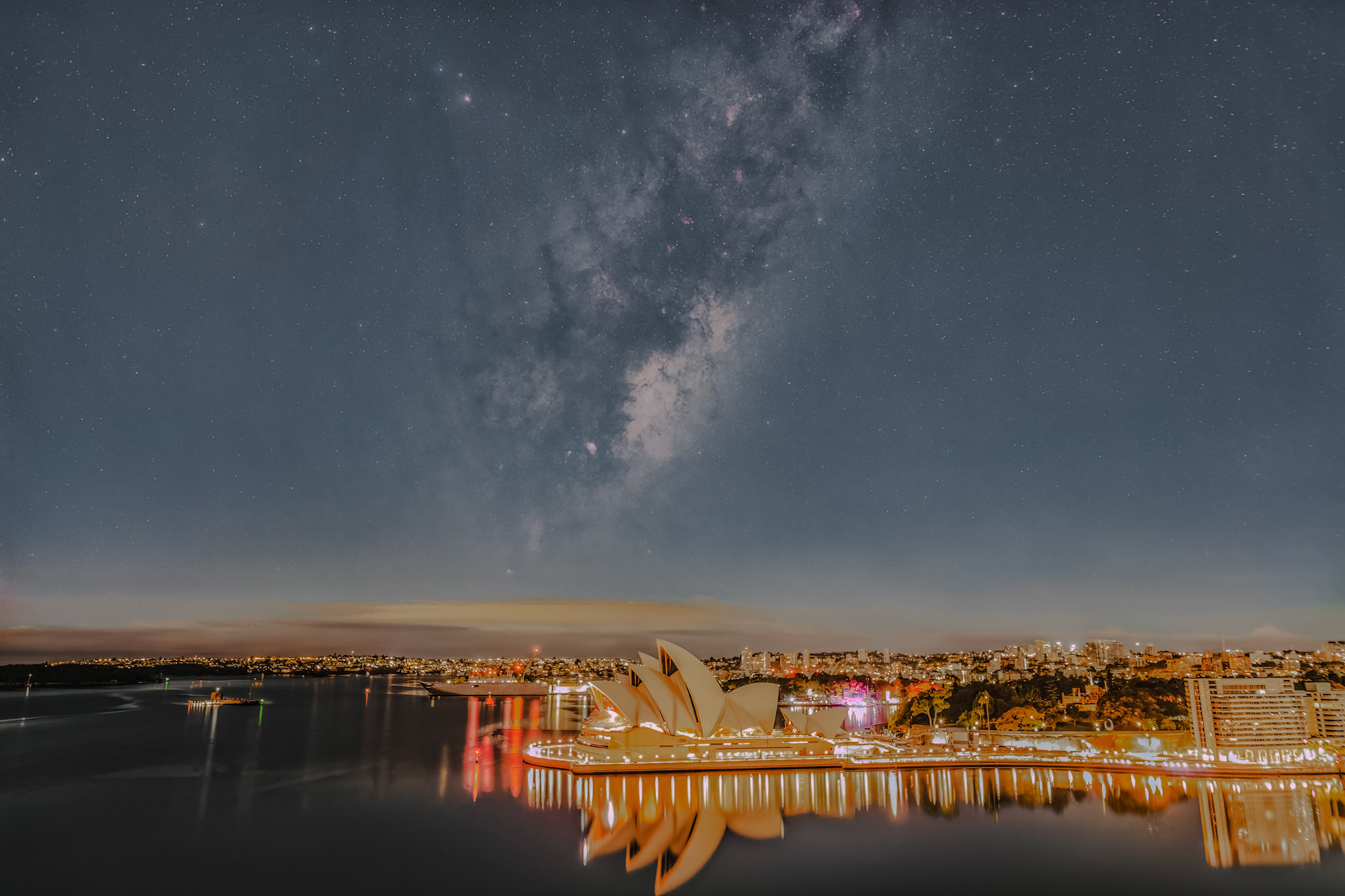 Milky Way over Sydney Opera House