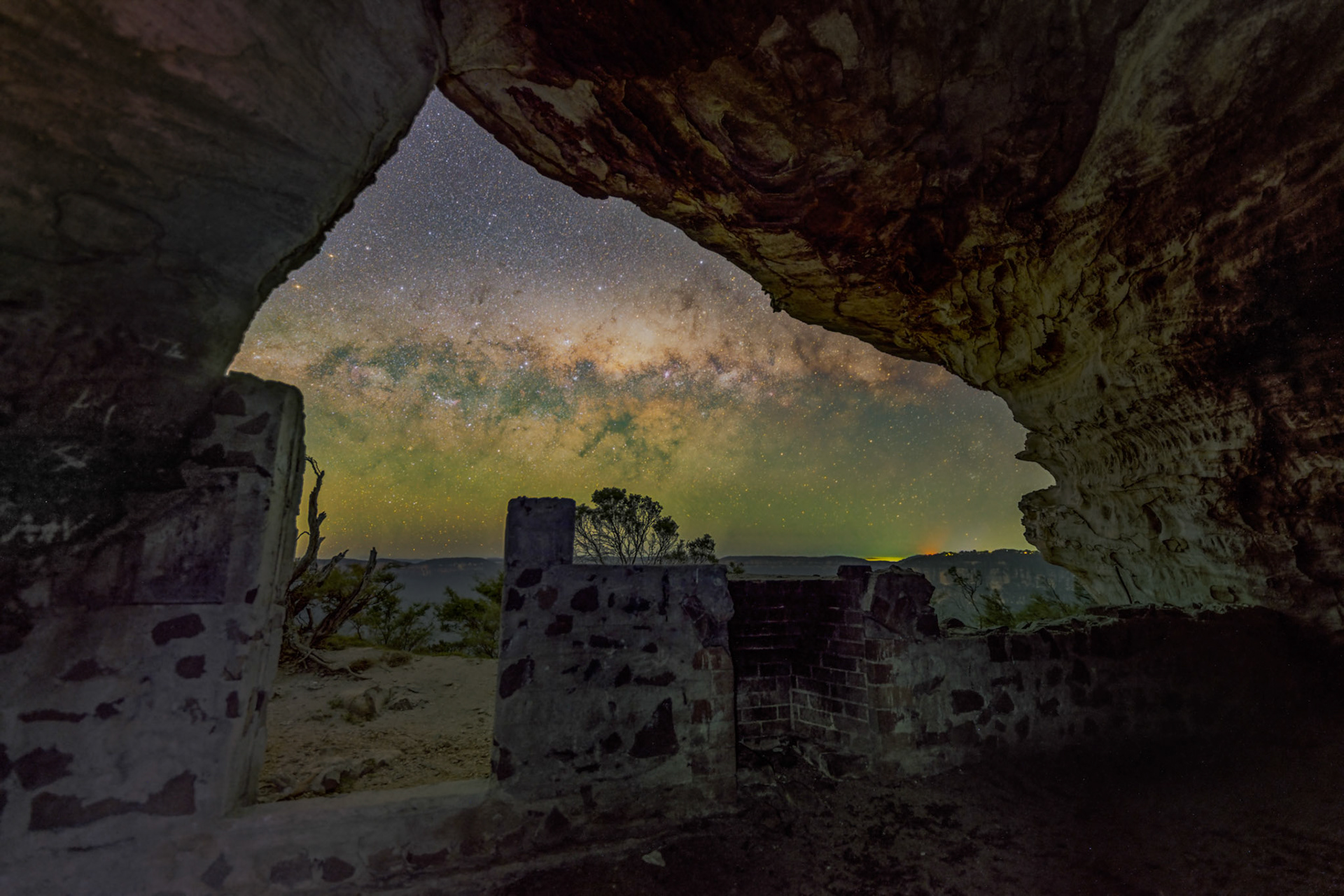 Milky Way from Lincolns Rock Cave