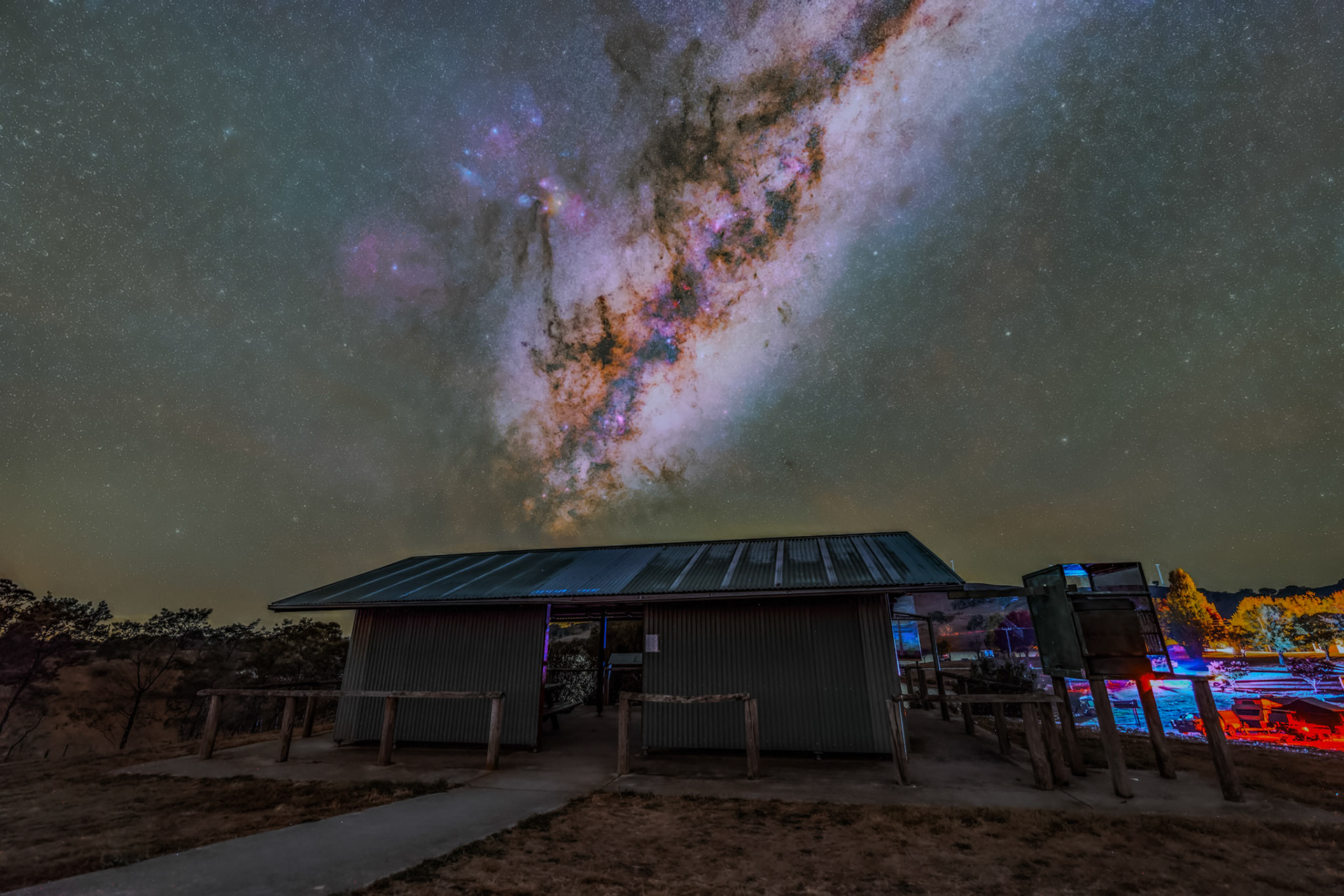 Milky Way over Carcoar Lake