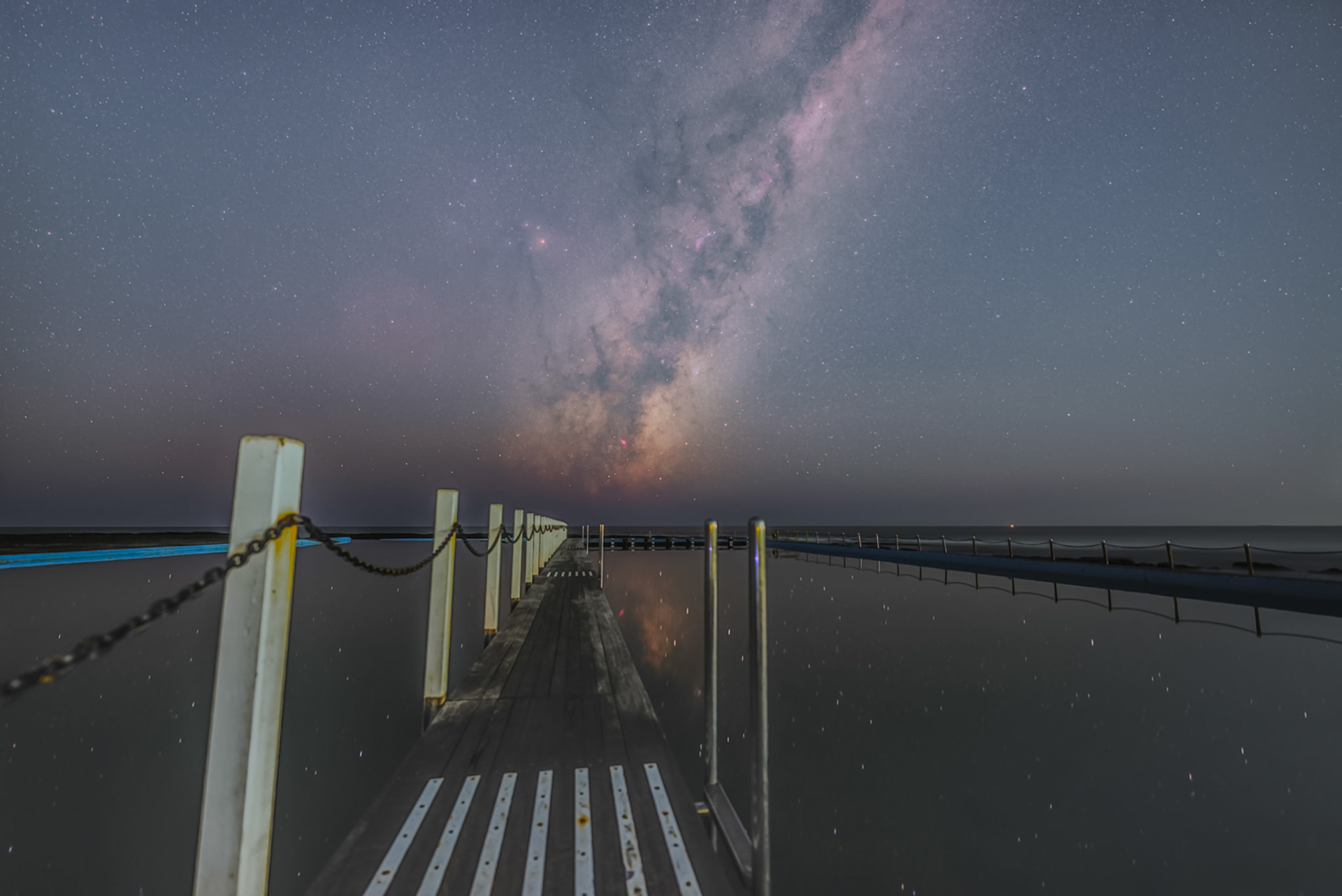 Milky Way over North Narrabeen Rockpool