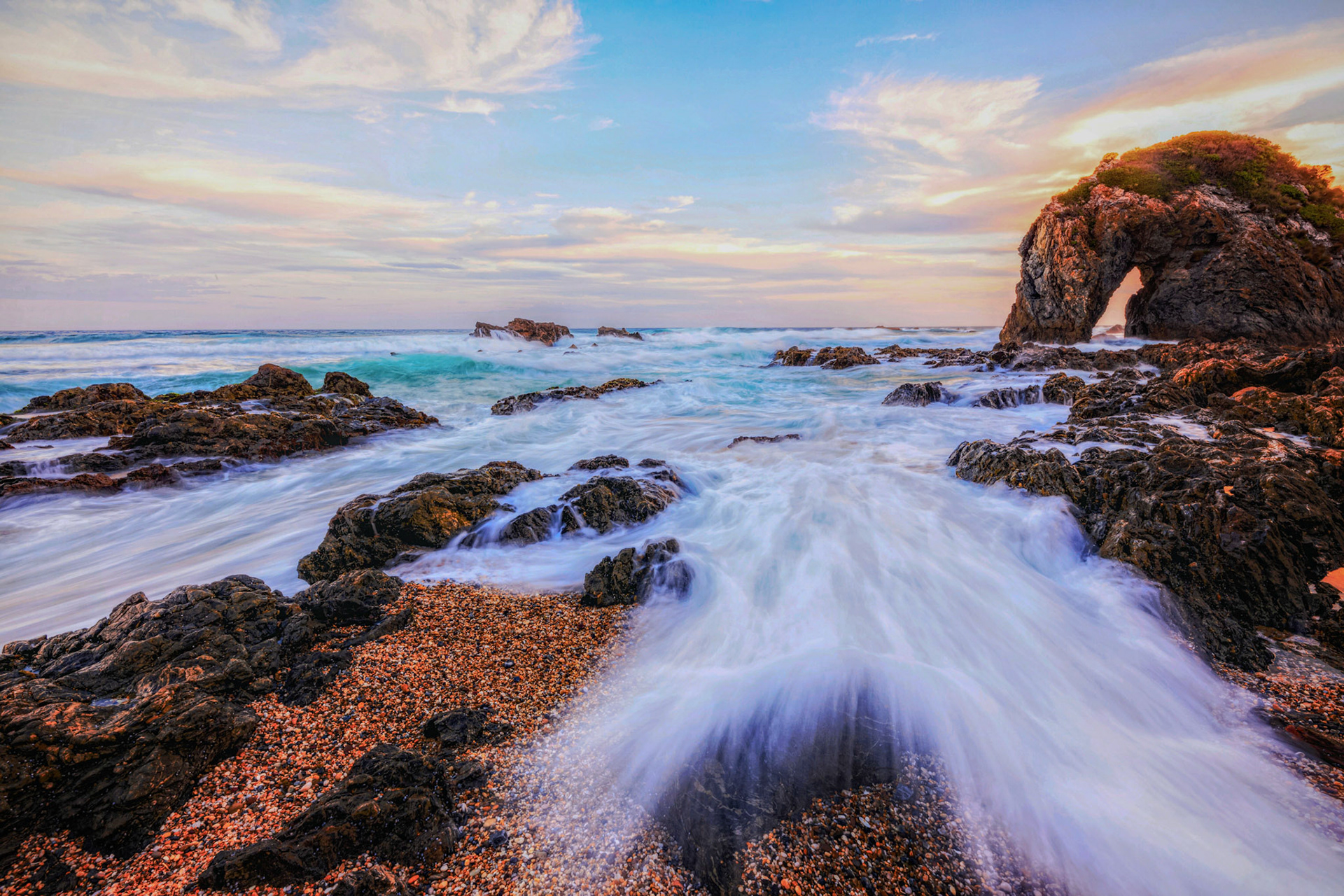 Pre sunseet at Horsehead Rock