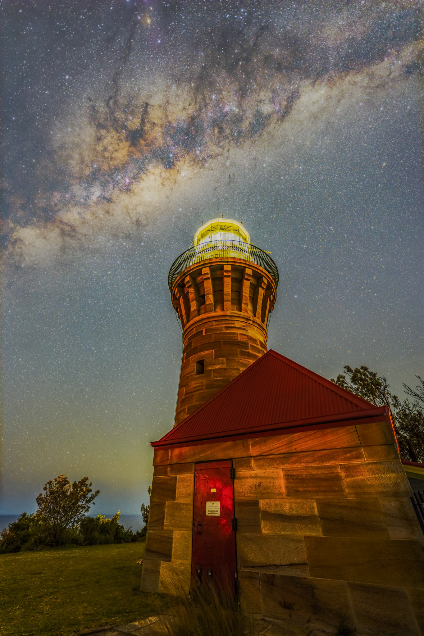 Milky Way over Barrenjoey Lighthouse
