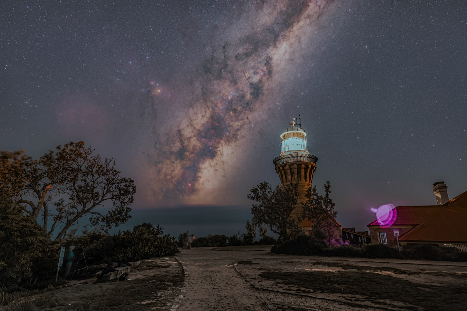 Milky Way over Barrenjoey Lighthouse