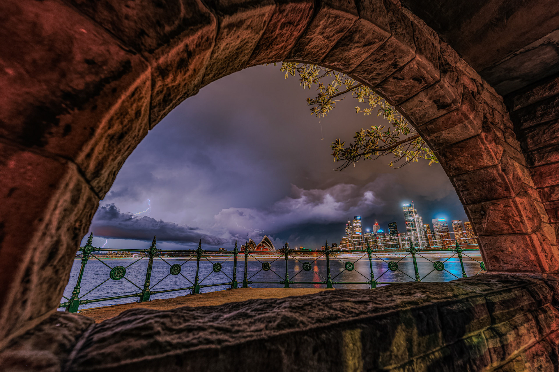 Lightning storm from Milsons Point