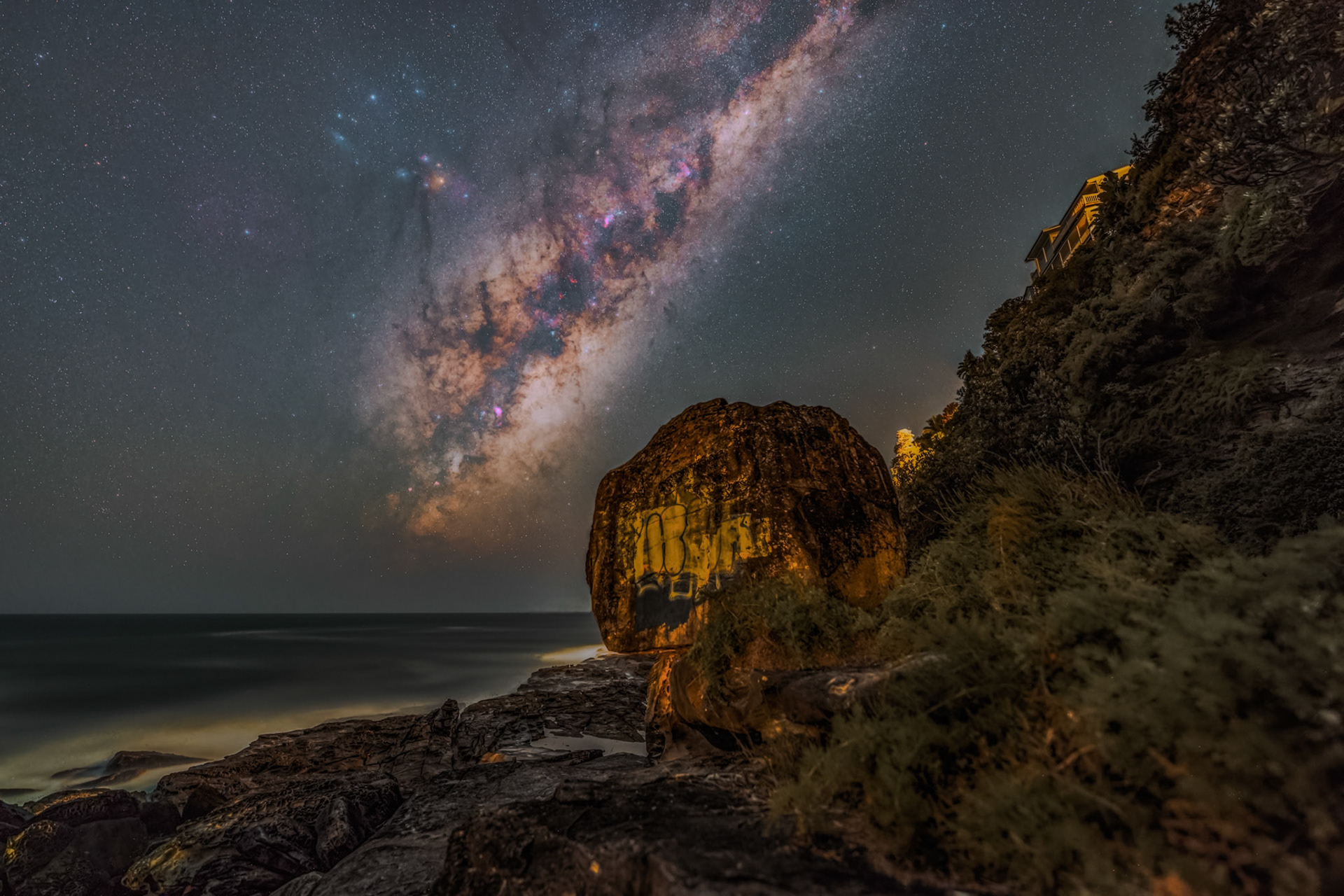 Milky Way over Palm Beach