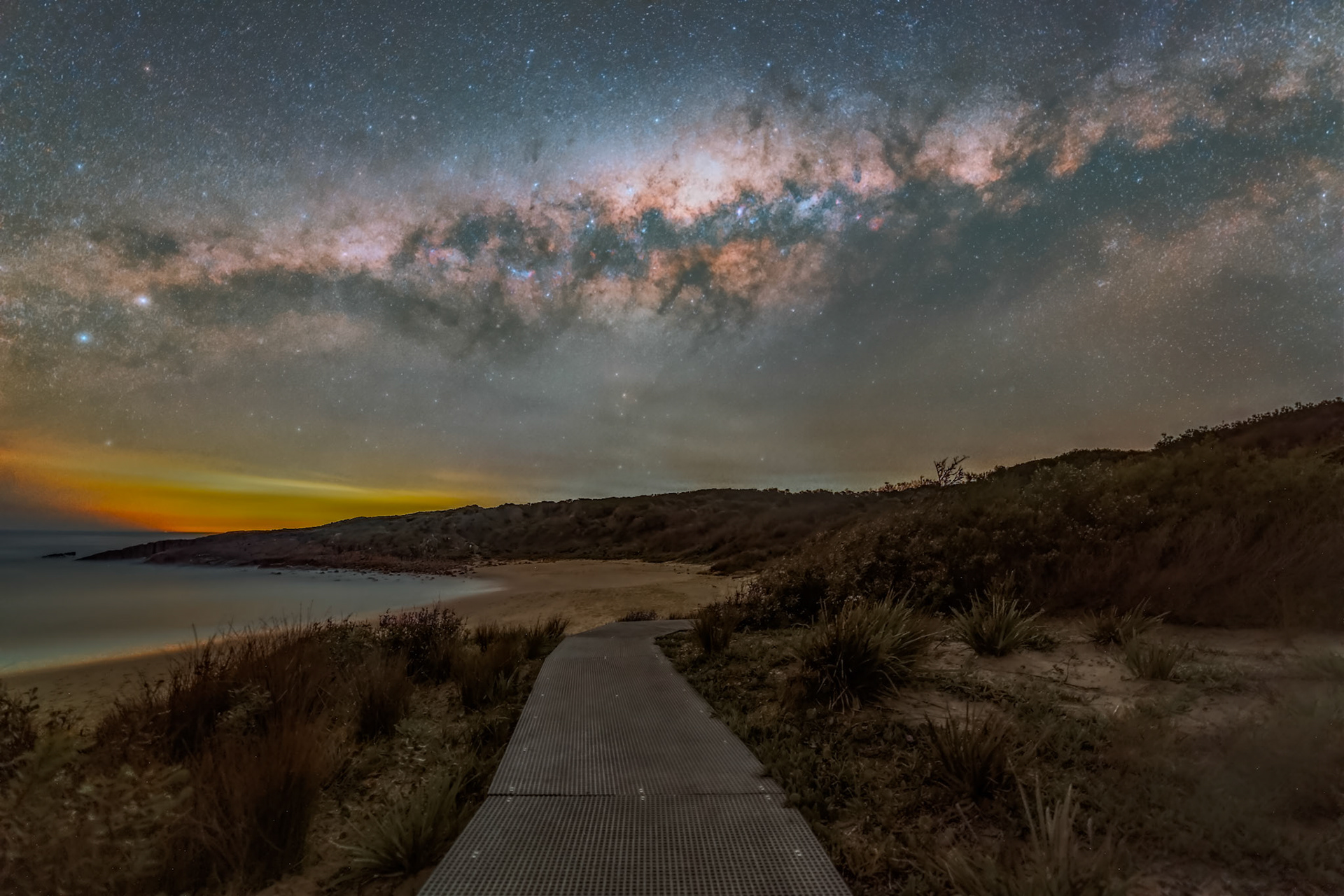 Milky Way over Kingsley Beach