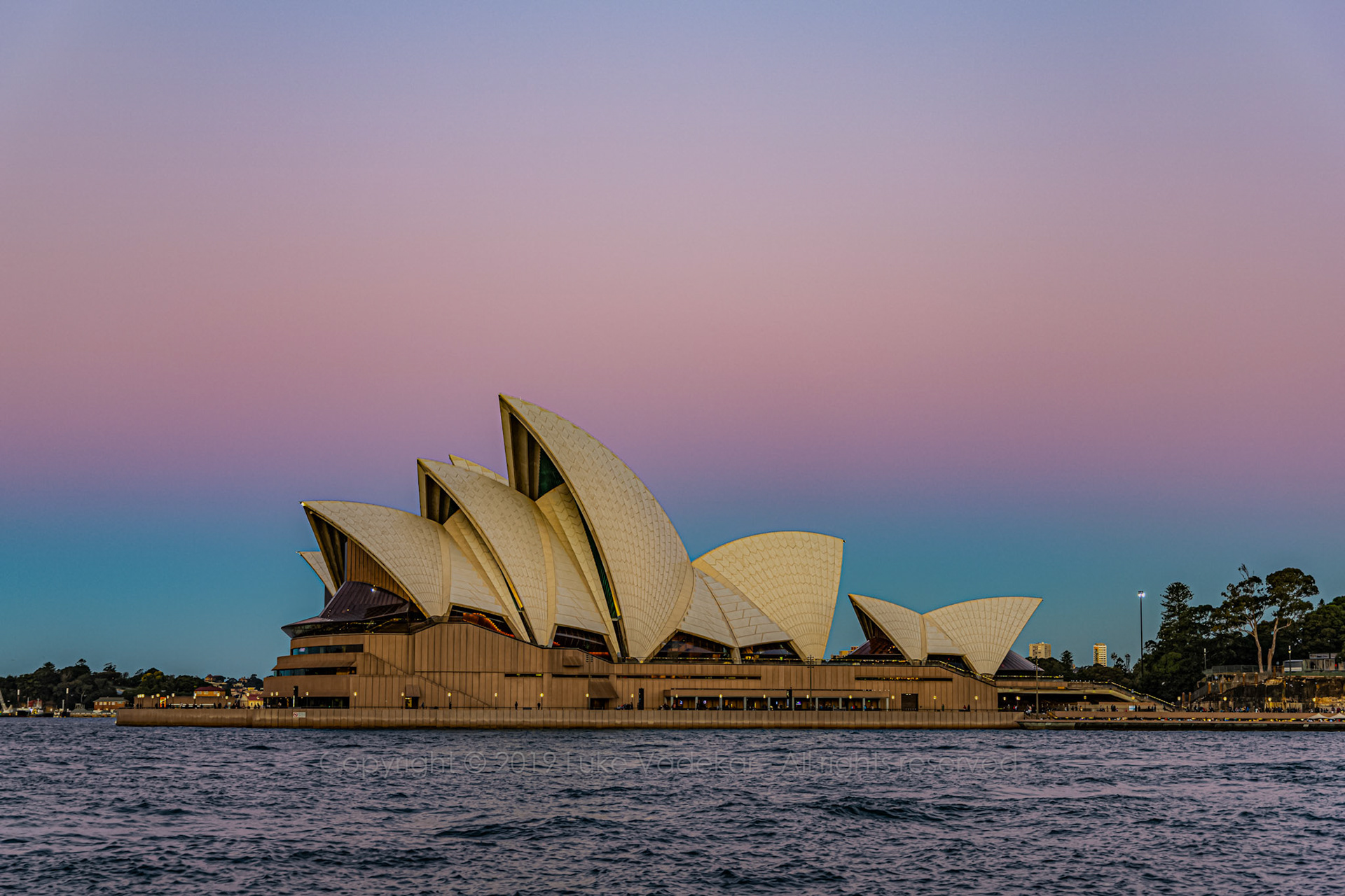 Sydney Opera House at sunset