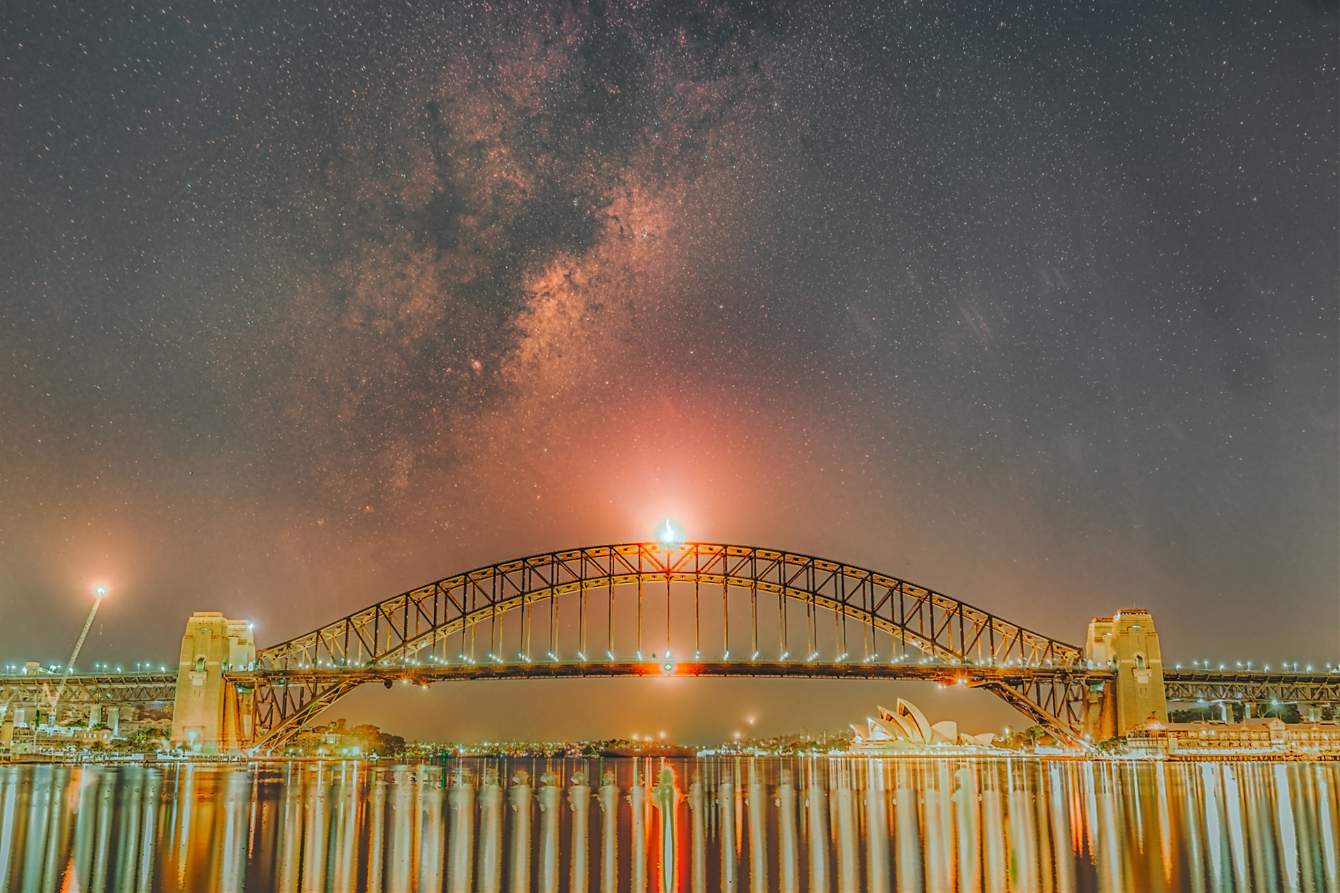 Milky Way over the Harbour Bridge