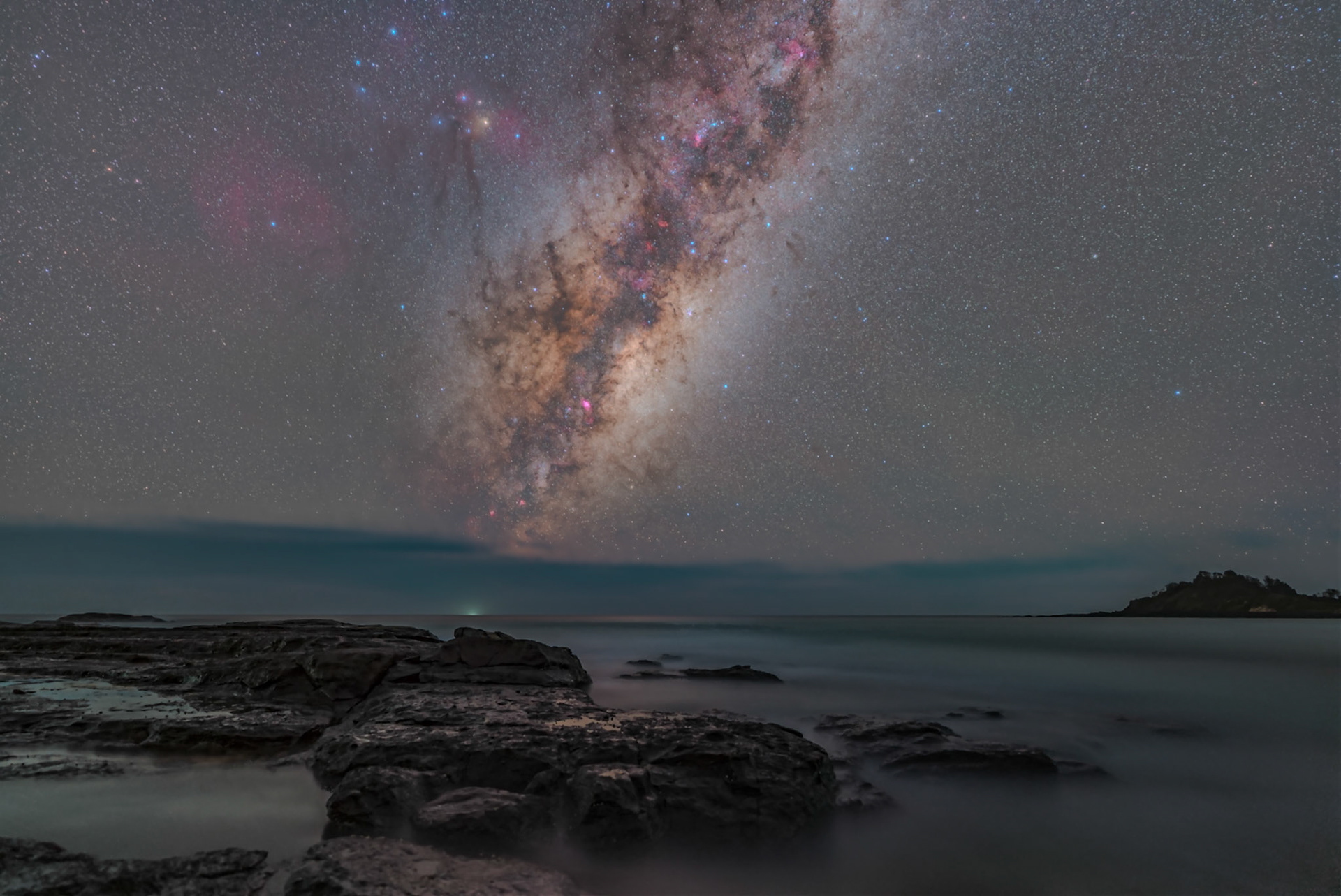 Milky Way over Cunjurong Beach