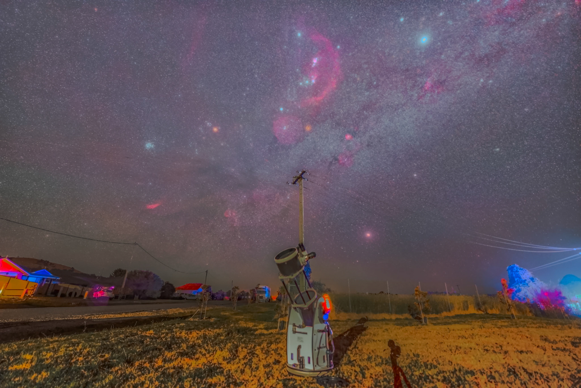 Orion and surroundings over Tarago