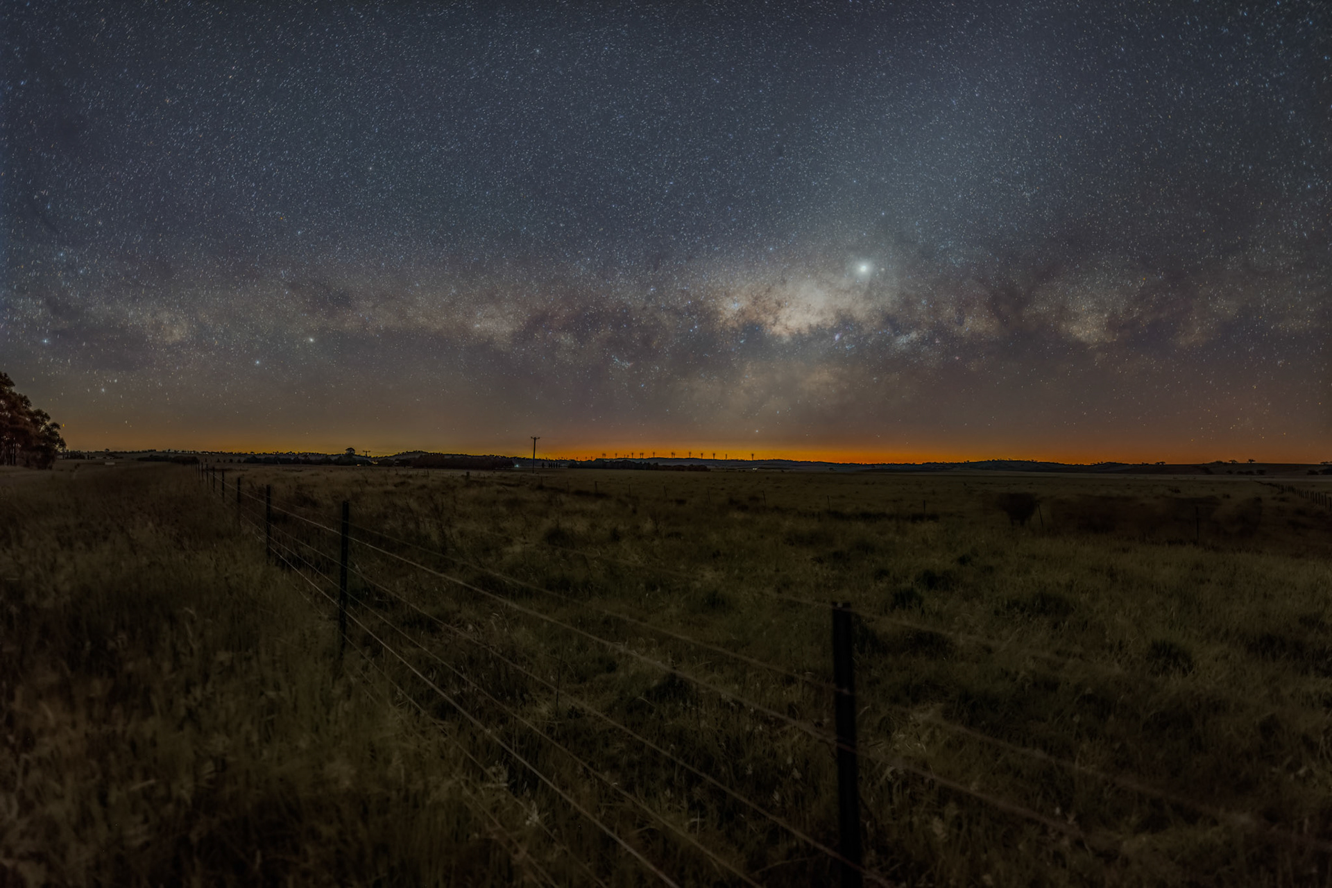 Milky Way setting over Breadalbane