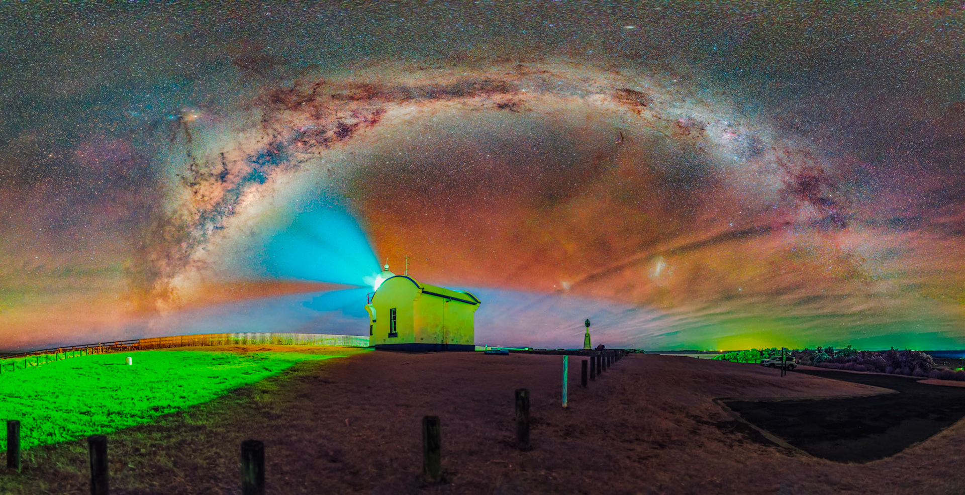 Milky Way over Crowdy Head Lighthouse
