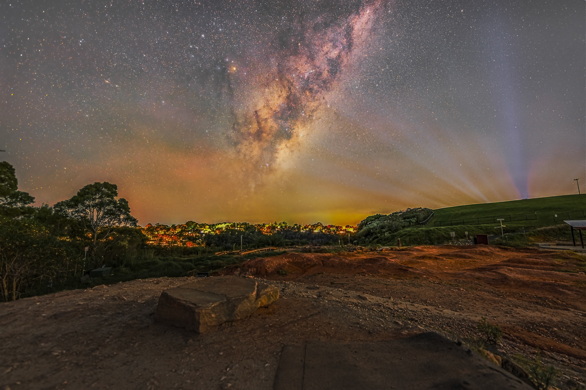 Milky Way over Jubes Mountain Bike Park