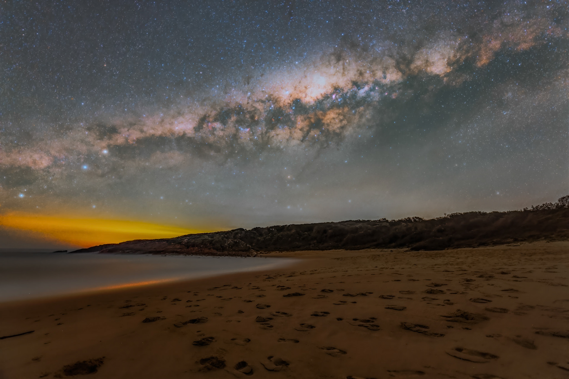 Milky Way over Kingsley Beach