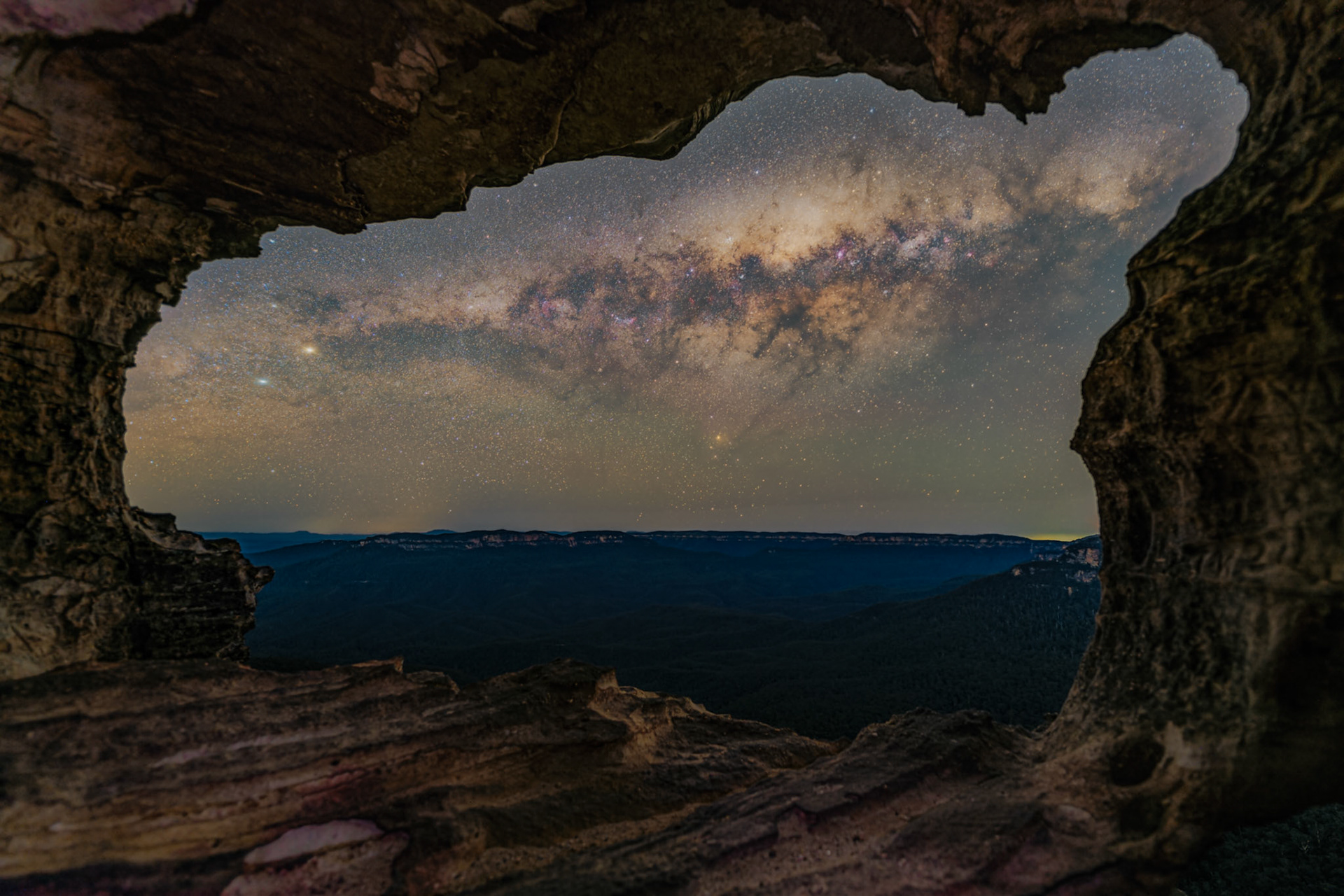 Milky Way from Lincolns Rock Cave