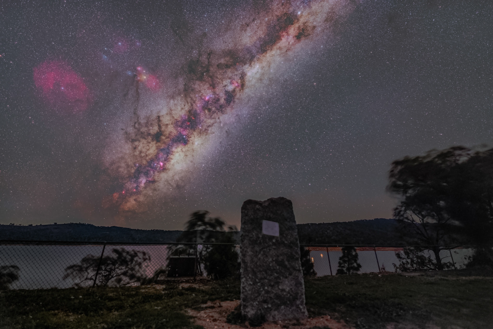 Milky Way over Lake Wyangala