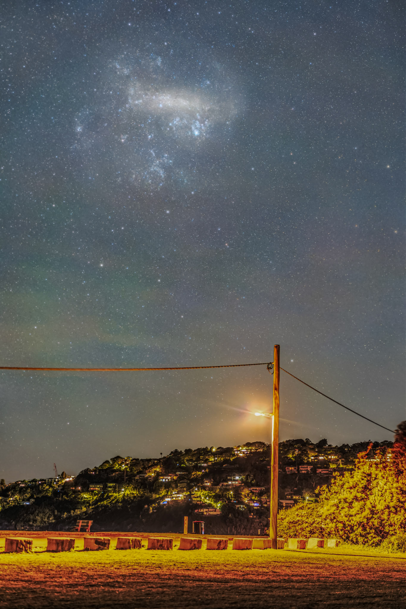 Large Magellanic Cloud from Palm Beach