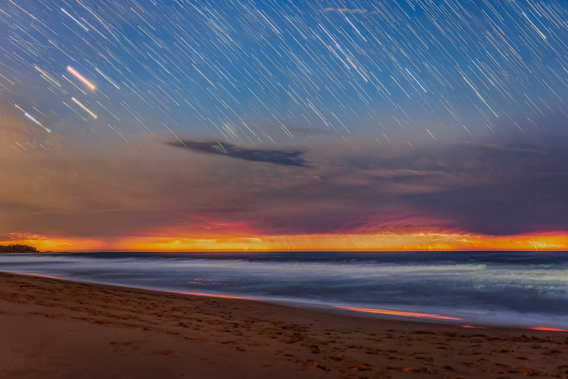 Lightning from Culburra Beach