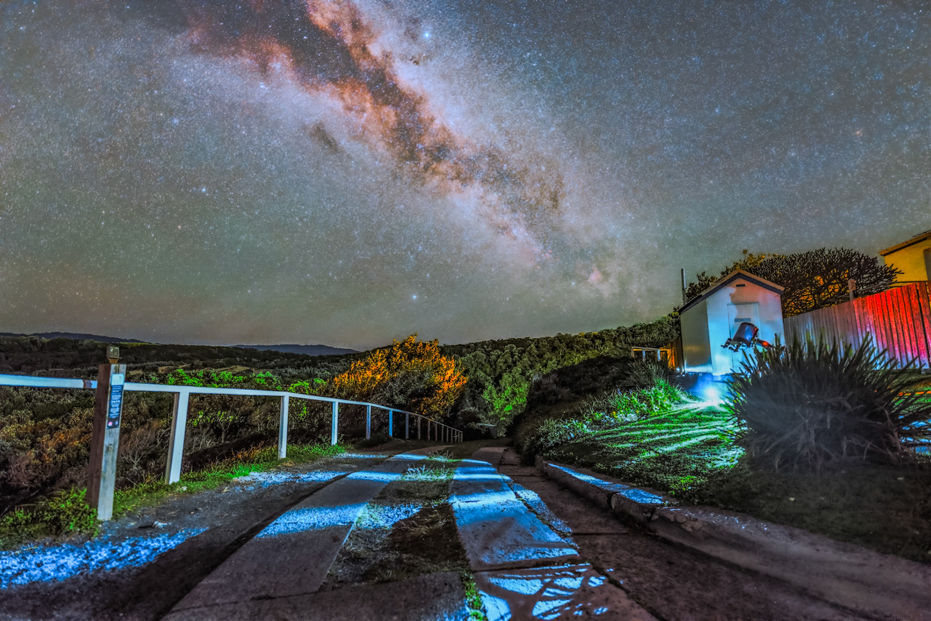 Milky Way from Seal Rocks Lighthouse