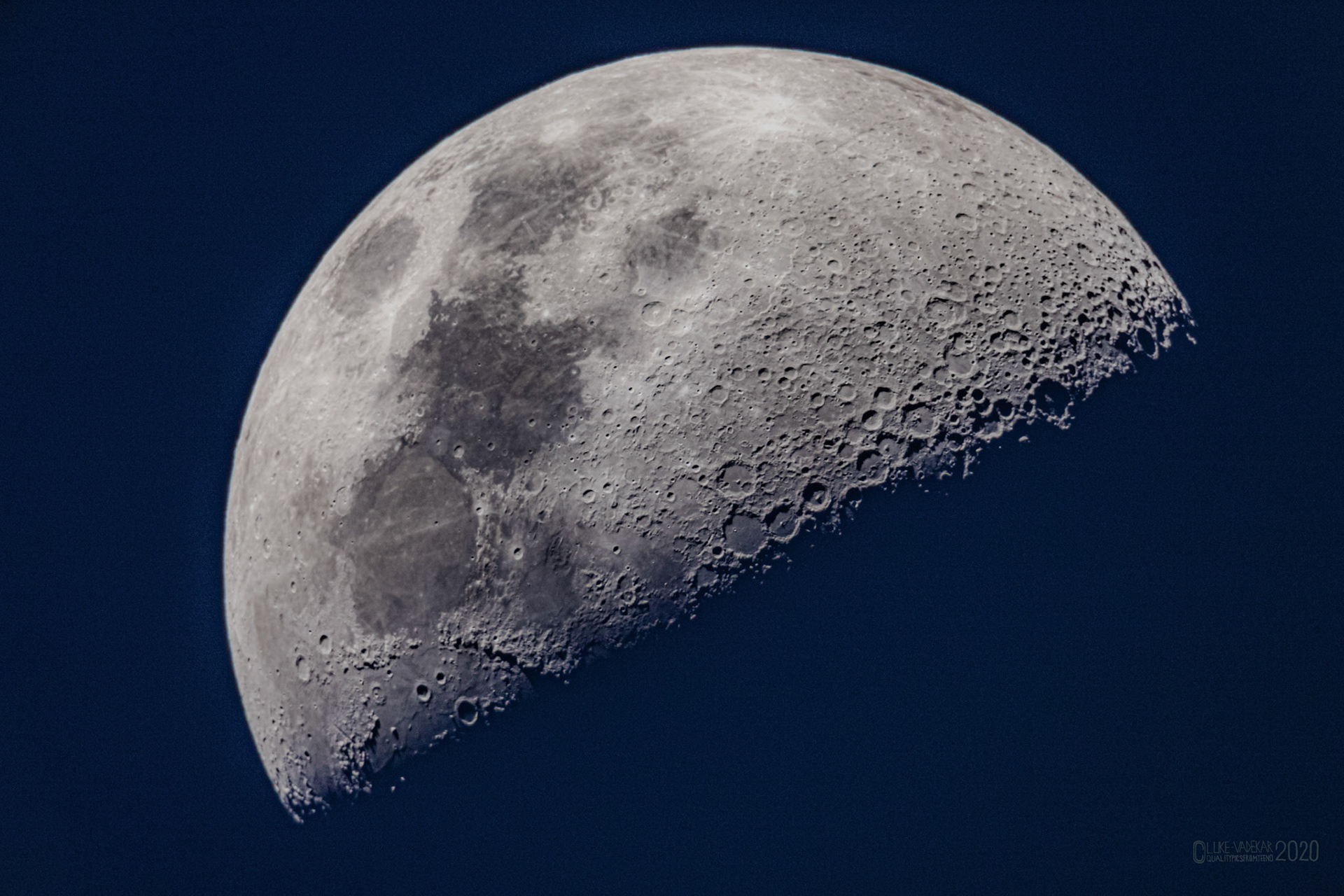 First Quarter moon