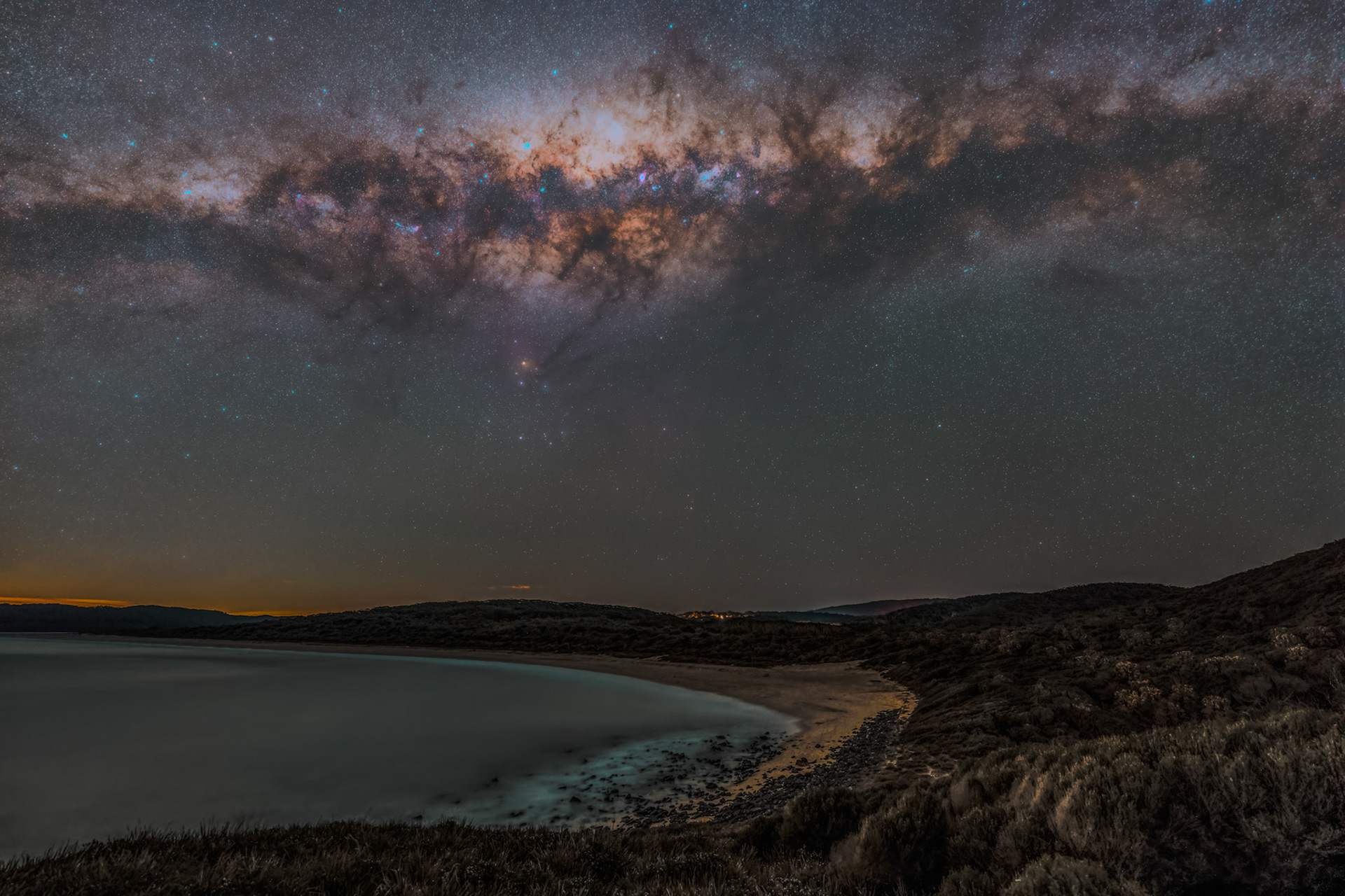 Milky Way over Cellito Beach