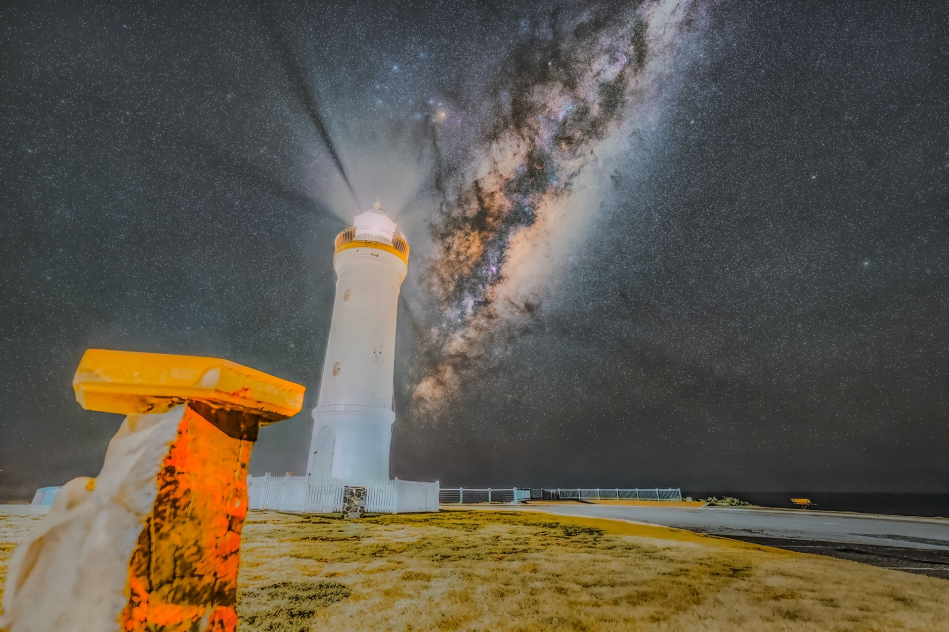 Milky Way over Kiama Lighthouse