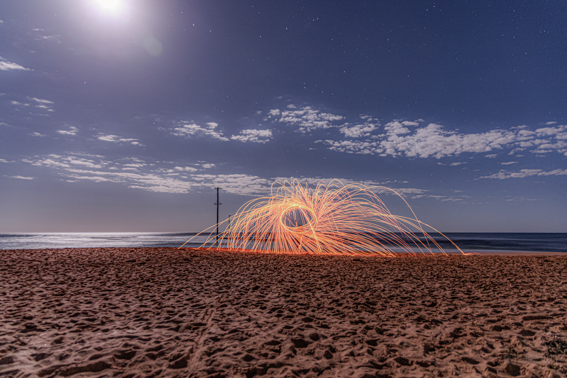Spinning Steel Wool at Mona Vale