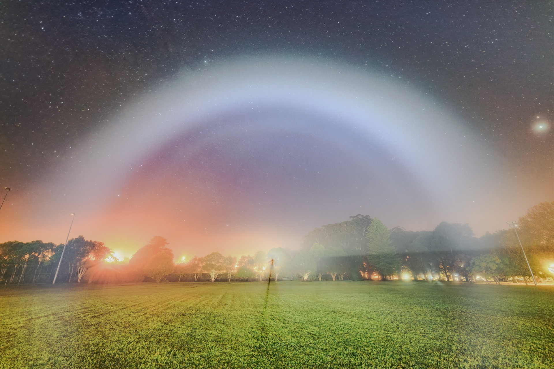 DIY Fogbow from St Ives Village Green