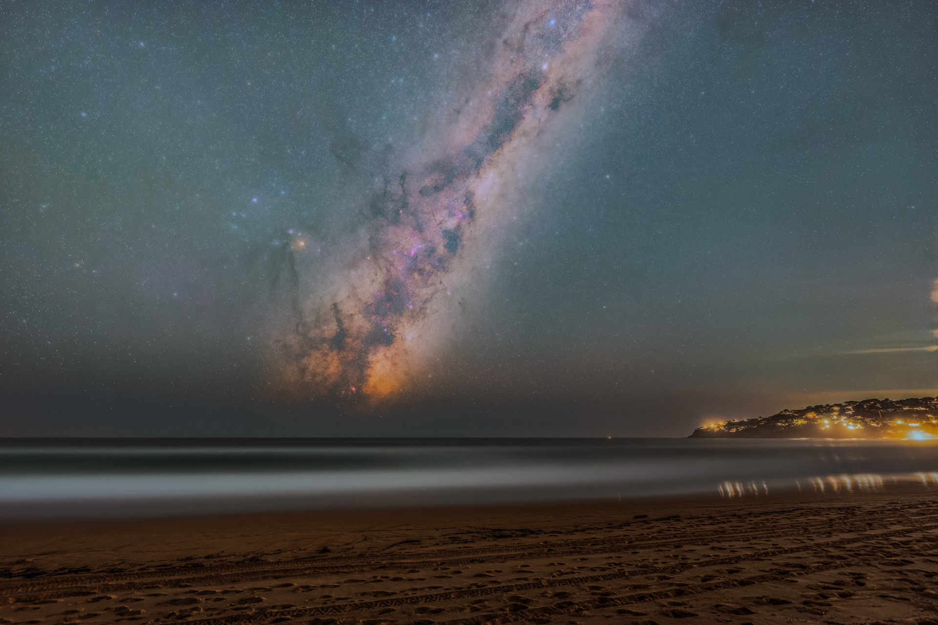 Milky Way rising over Palm Beach