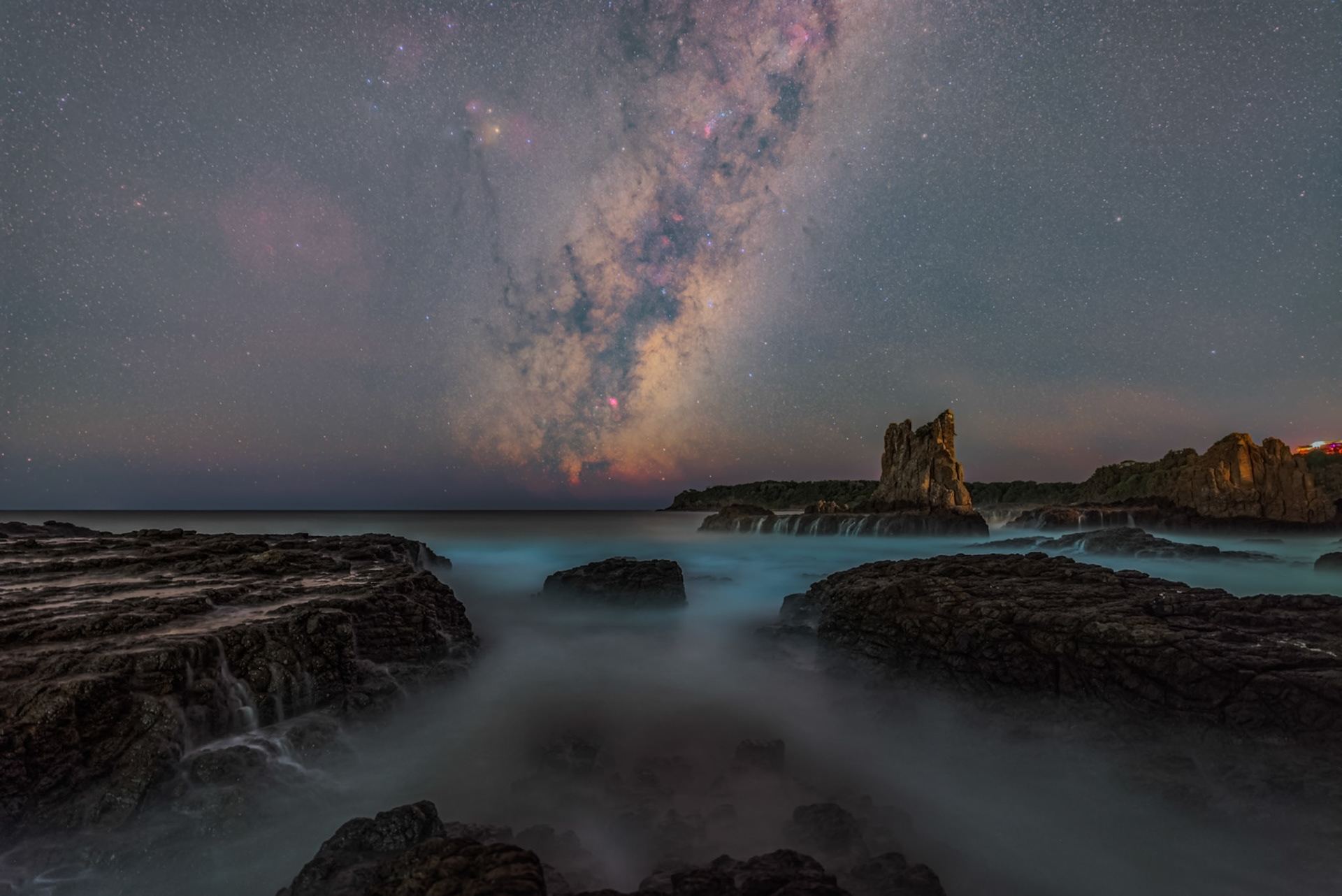 Milky Way beside Cathedral Rock