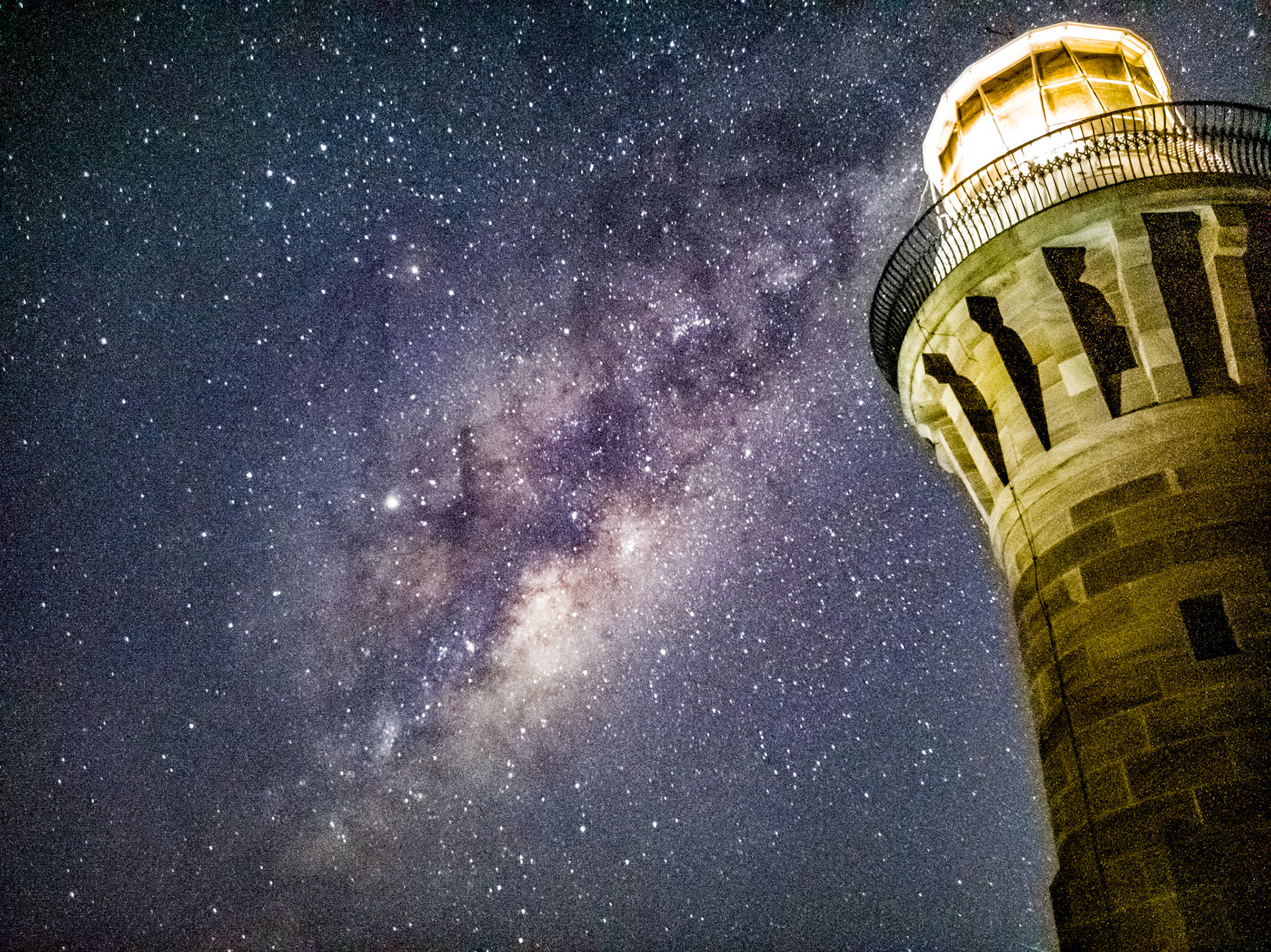 Milky Way over Barrenjoey Lighthouse