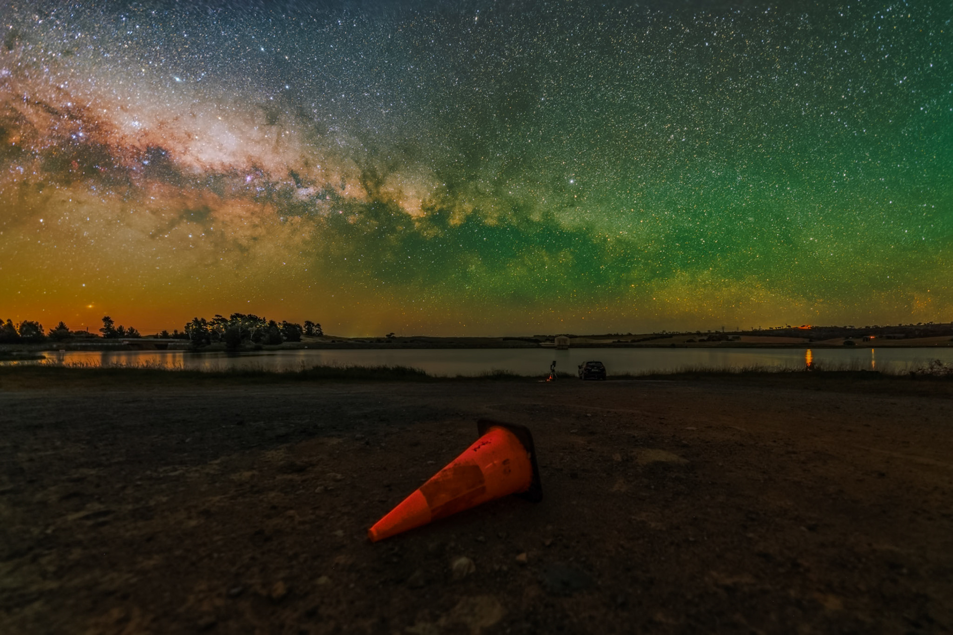 Milky Way setting over Pejar Dam