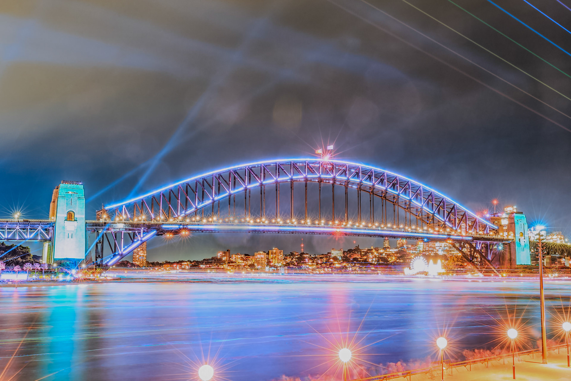 Vivid Lights viewed from the Opera House