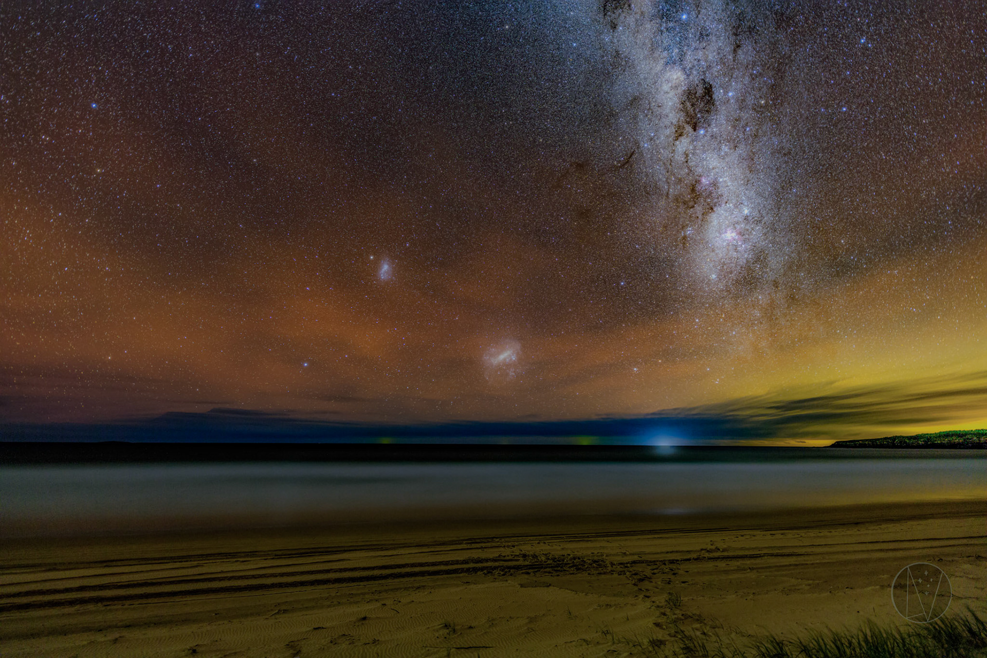Milky Way over Seal Rocks