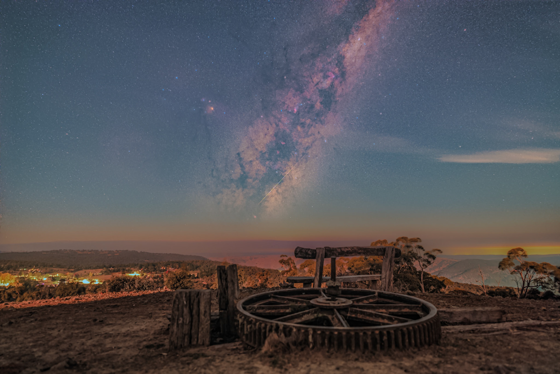 Milky Way over Hill End