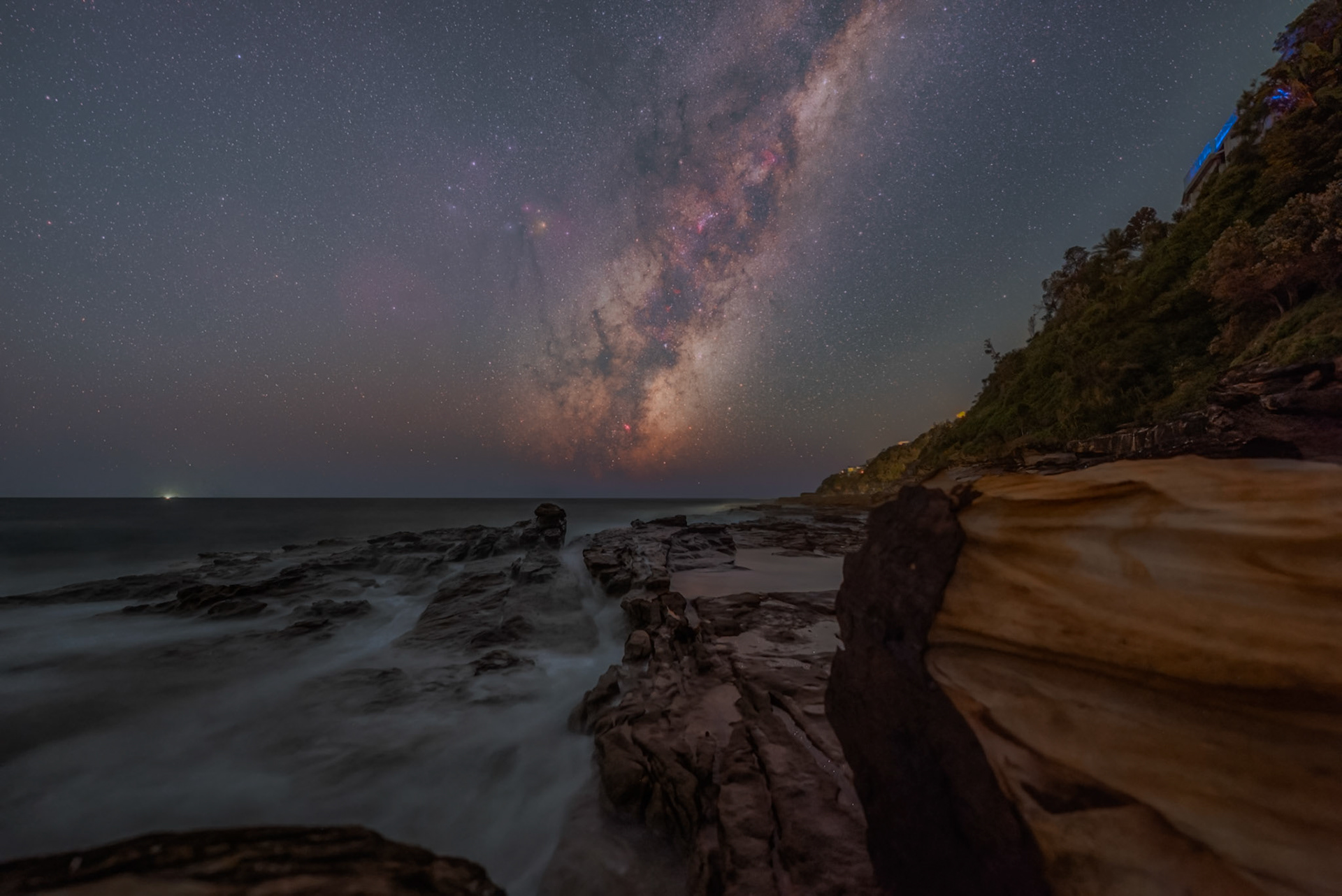 Milky Way over Palm Beach