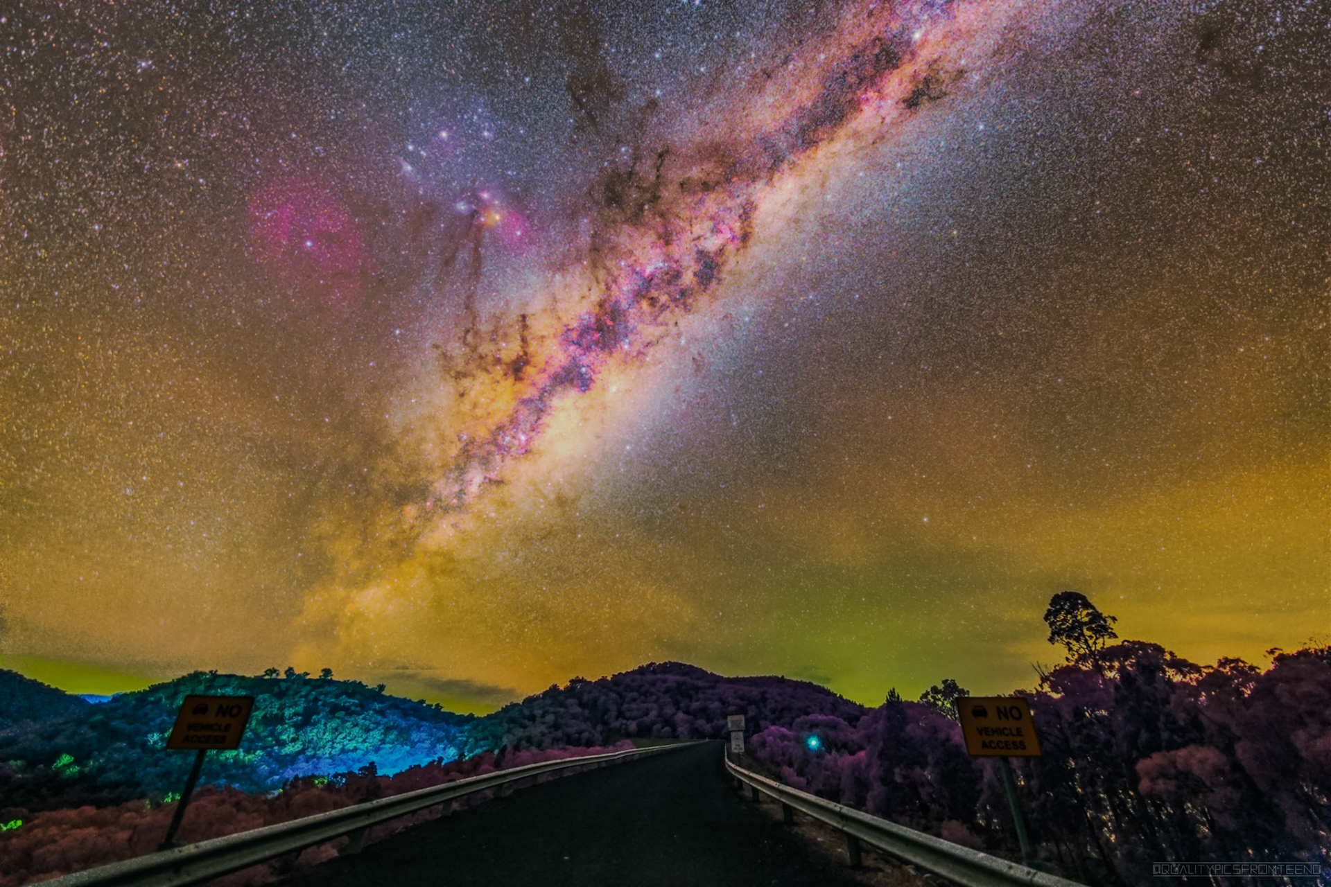 Milky Way over Cudgegong Dam
