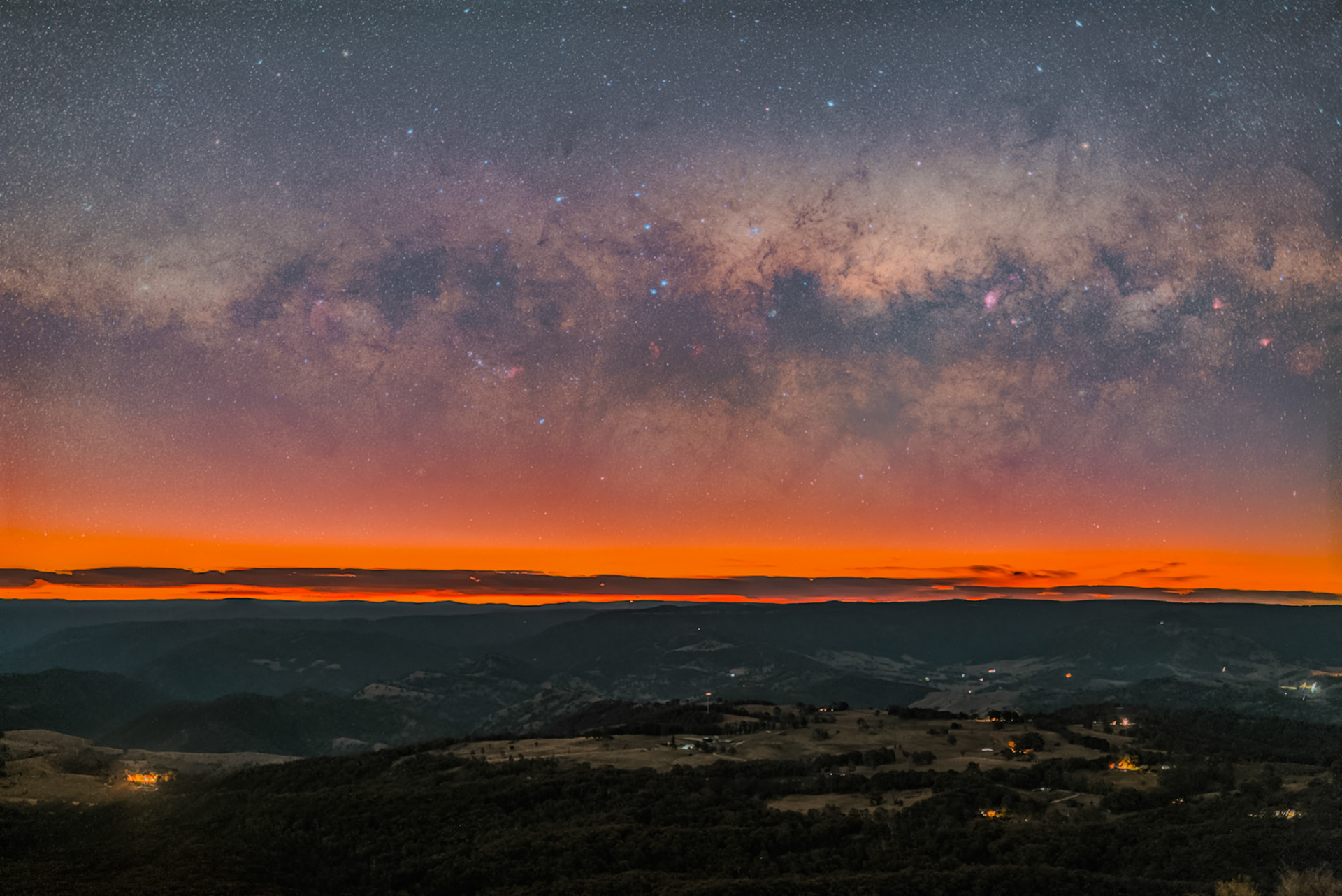 Milky Way from Blackheath Lookout
