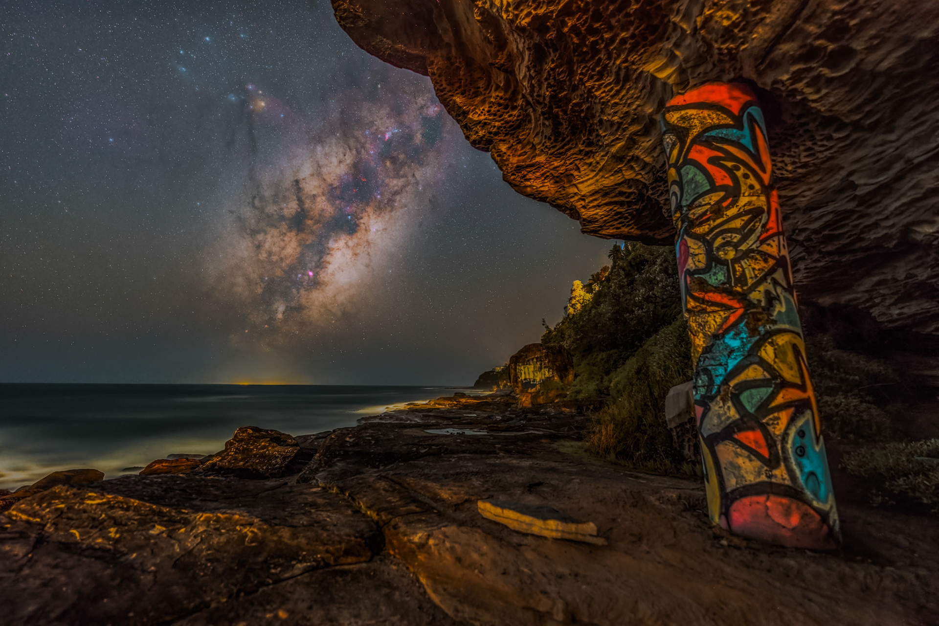 Milky Way over Palm Beach