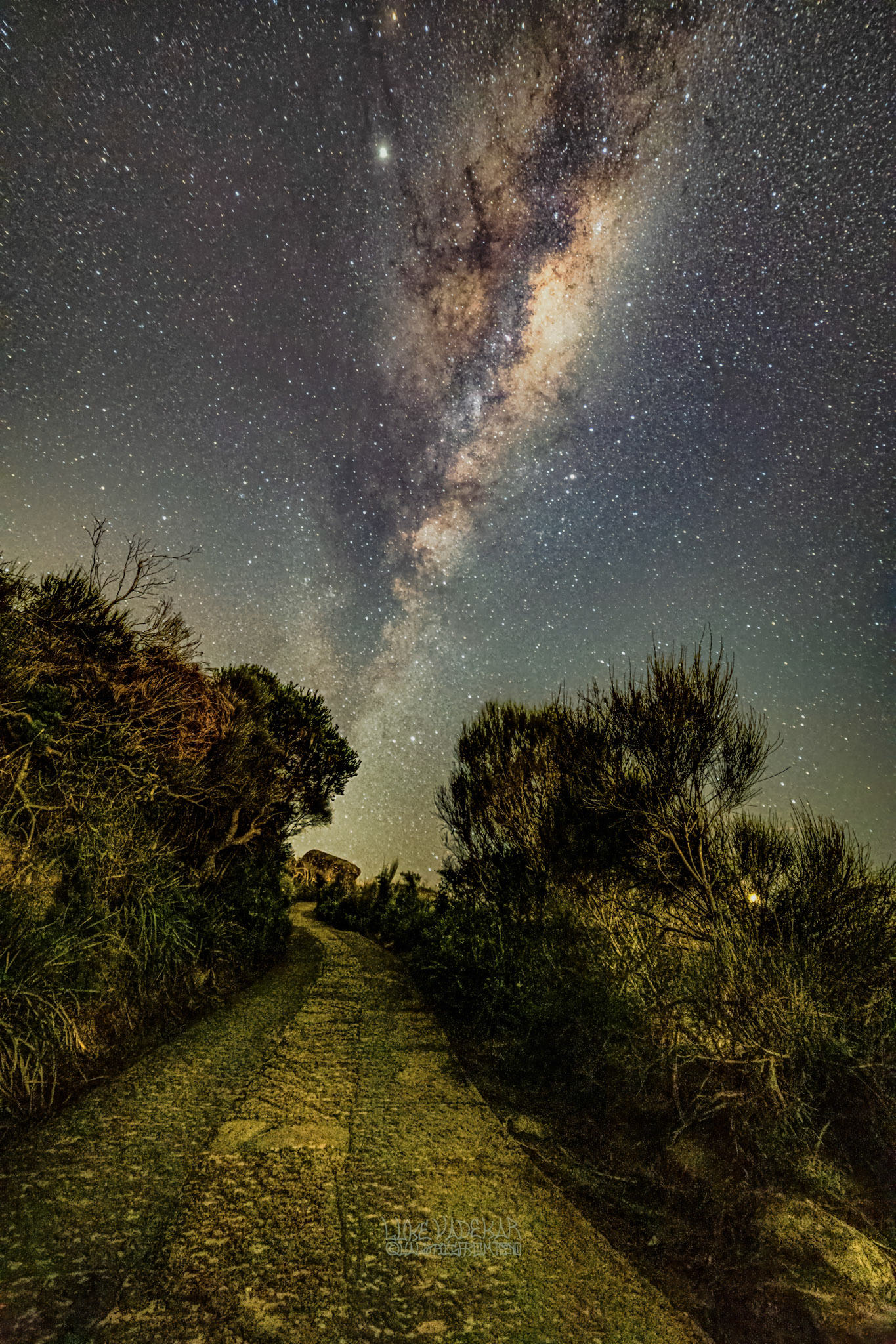 Milky Way over the Barrenjoey Trail
