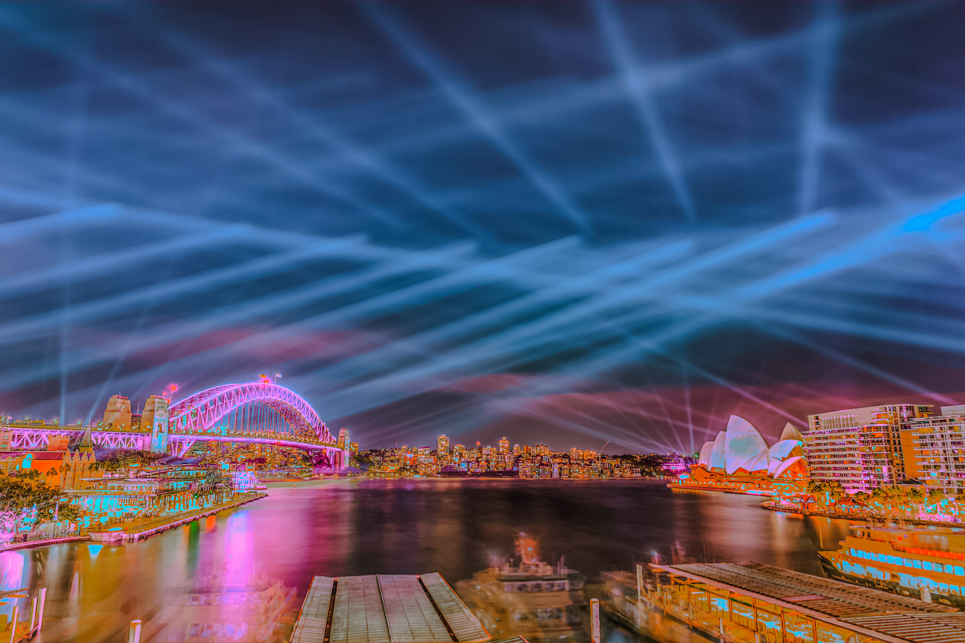 Vivid Lights from Circular Quay